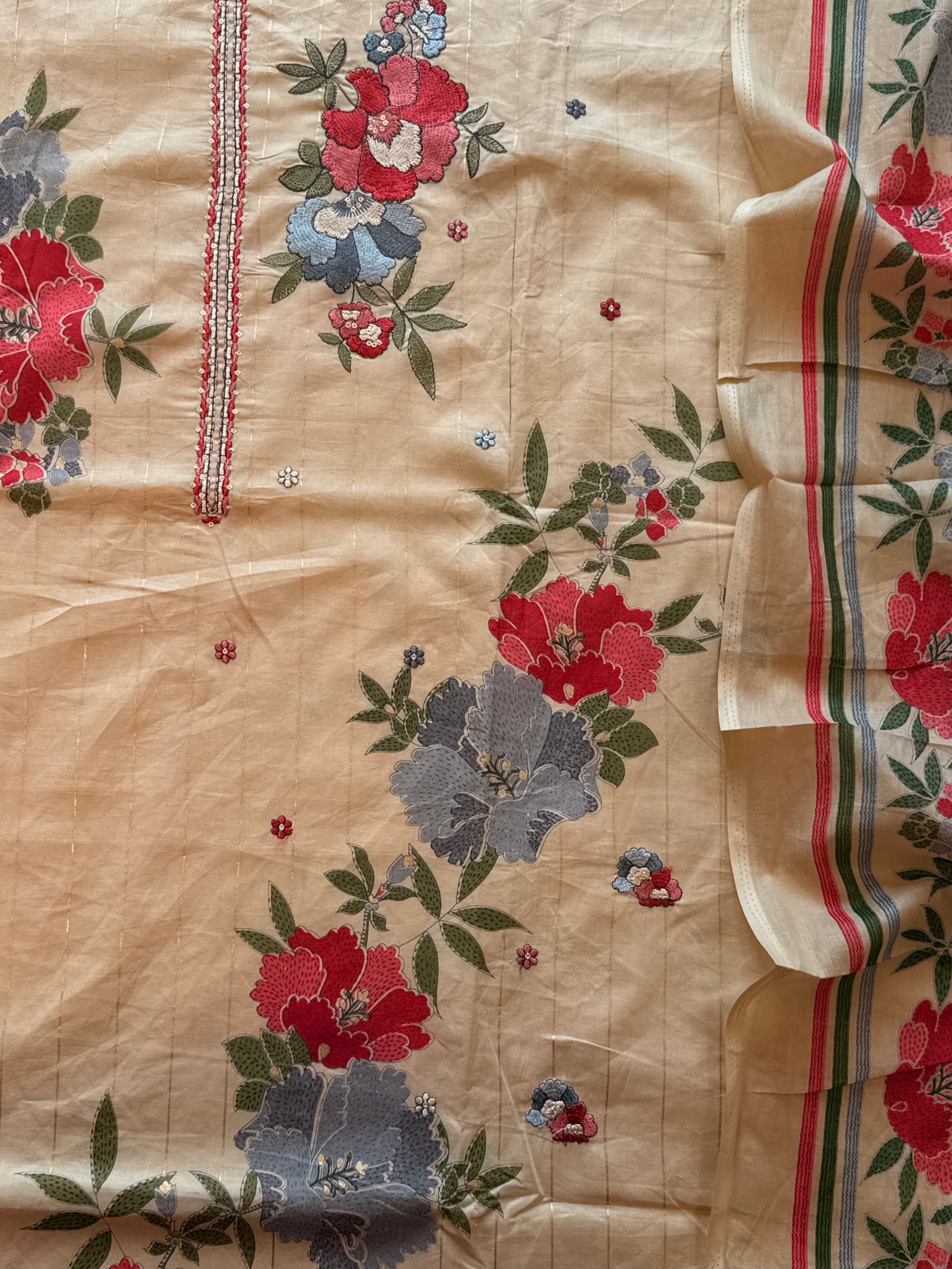 MUMTAZ LAWN EMBROIDERY SUIT 3