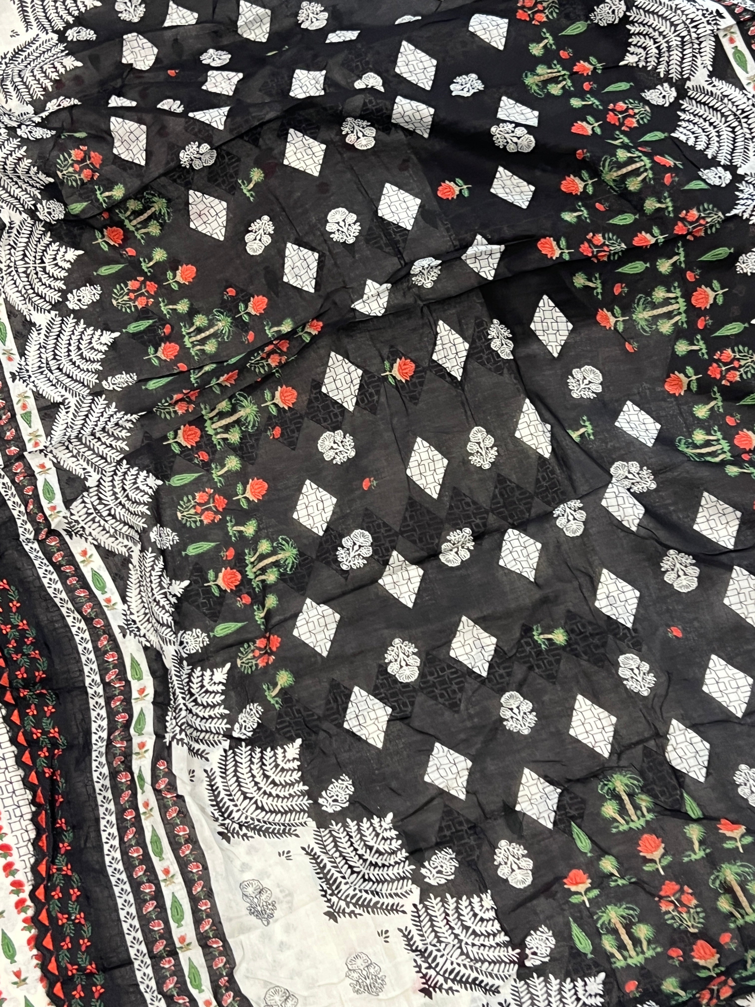 SABA BINSAEED LAWN EMBROIDERY SUIT 1