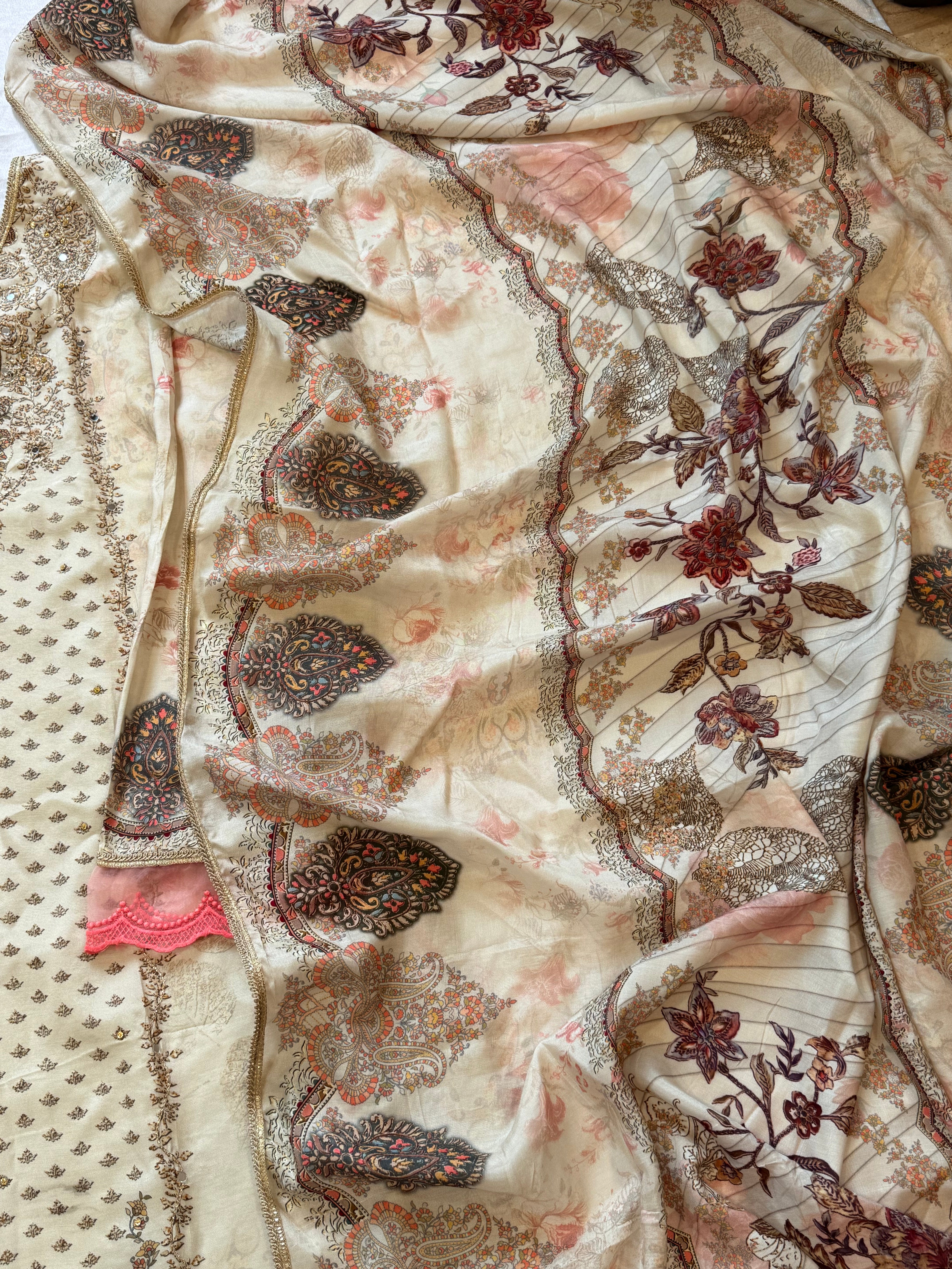 RAHI MUSLIN READYMADE SUIT