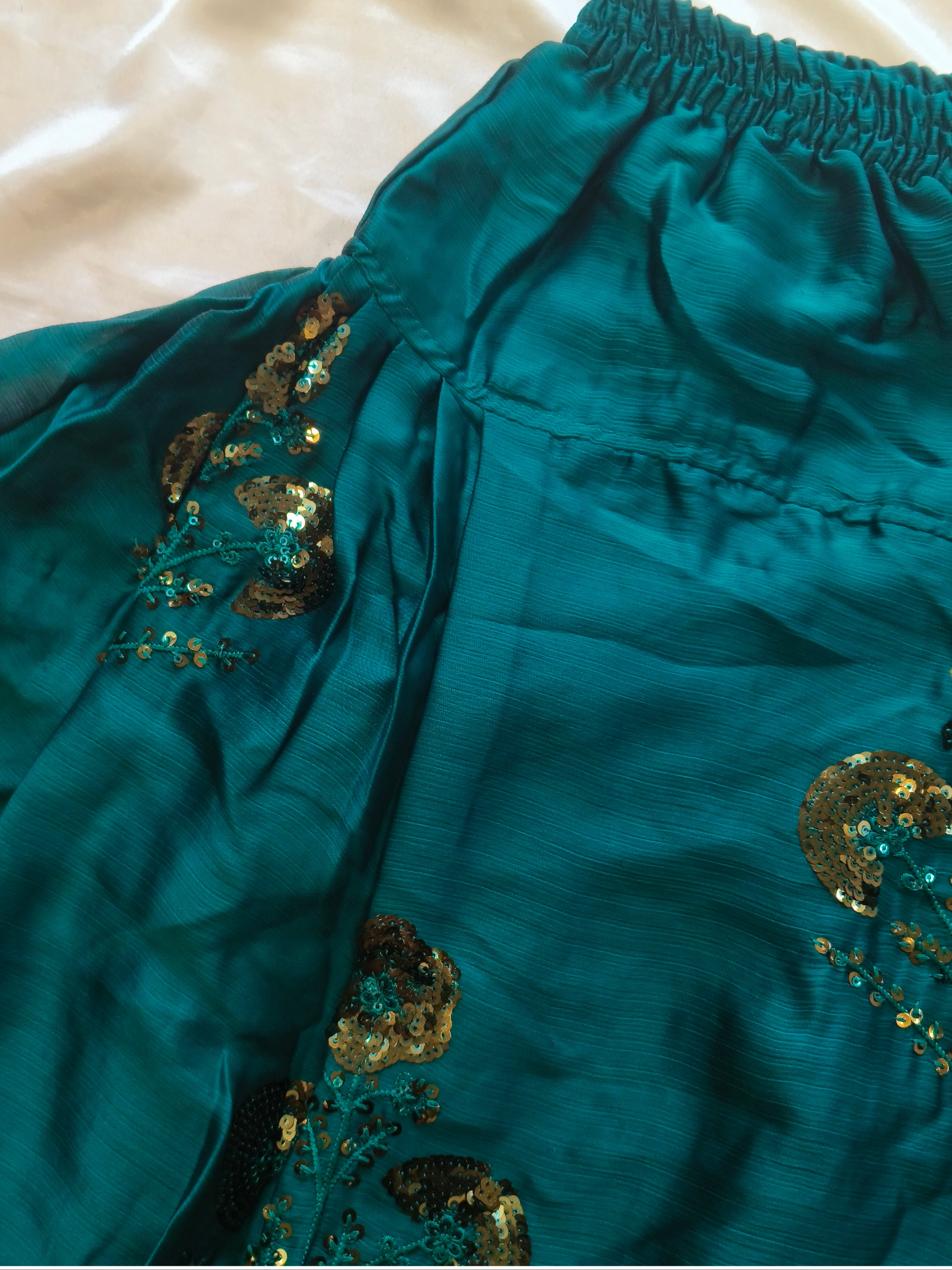 CHIFFON FARSHI SHALWAR SUIT 4
