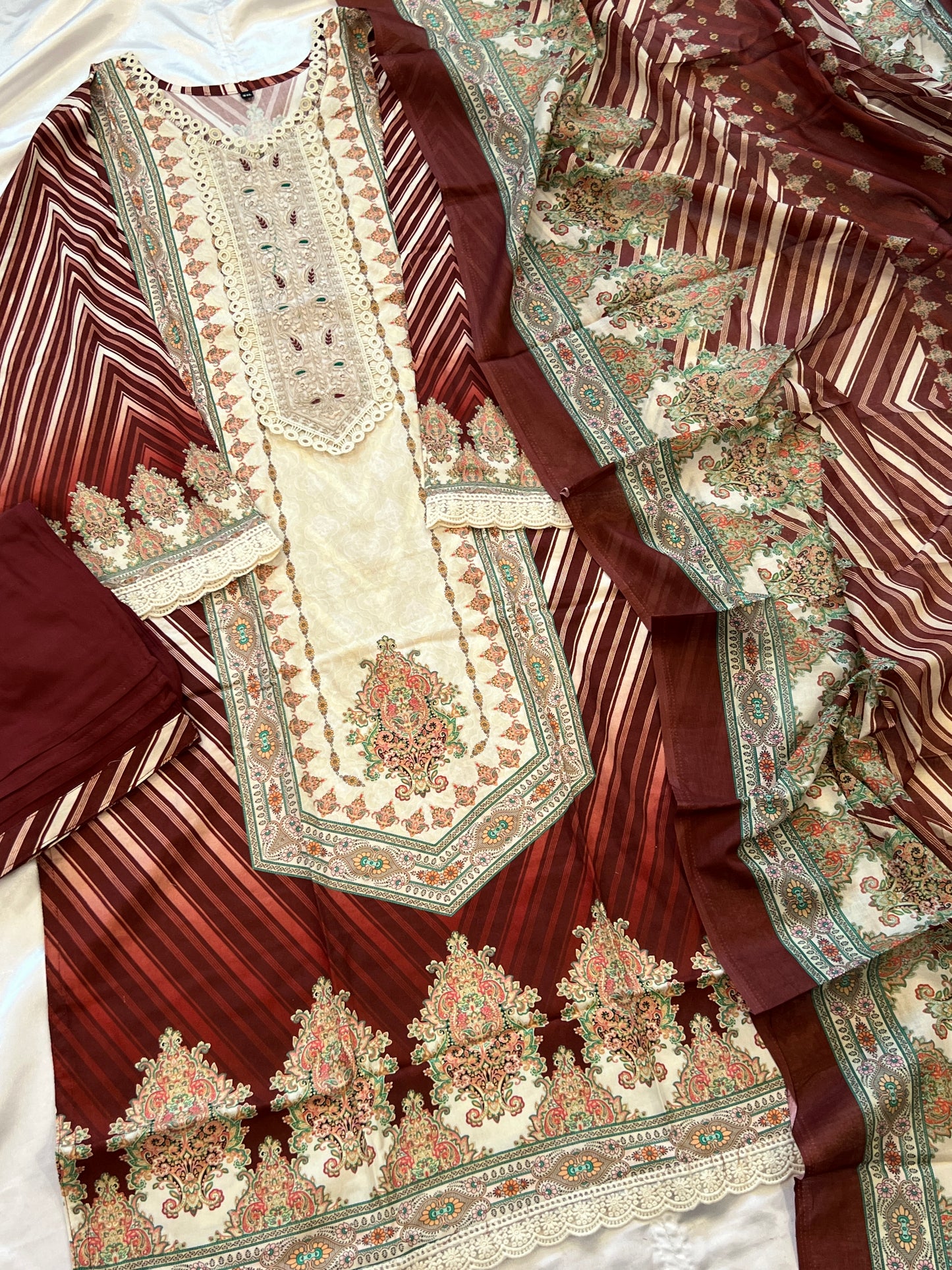 MARKESH COTTON READYMADE SUIT 3 Q