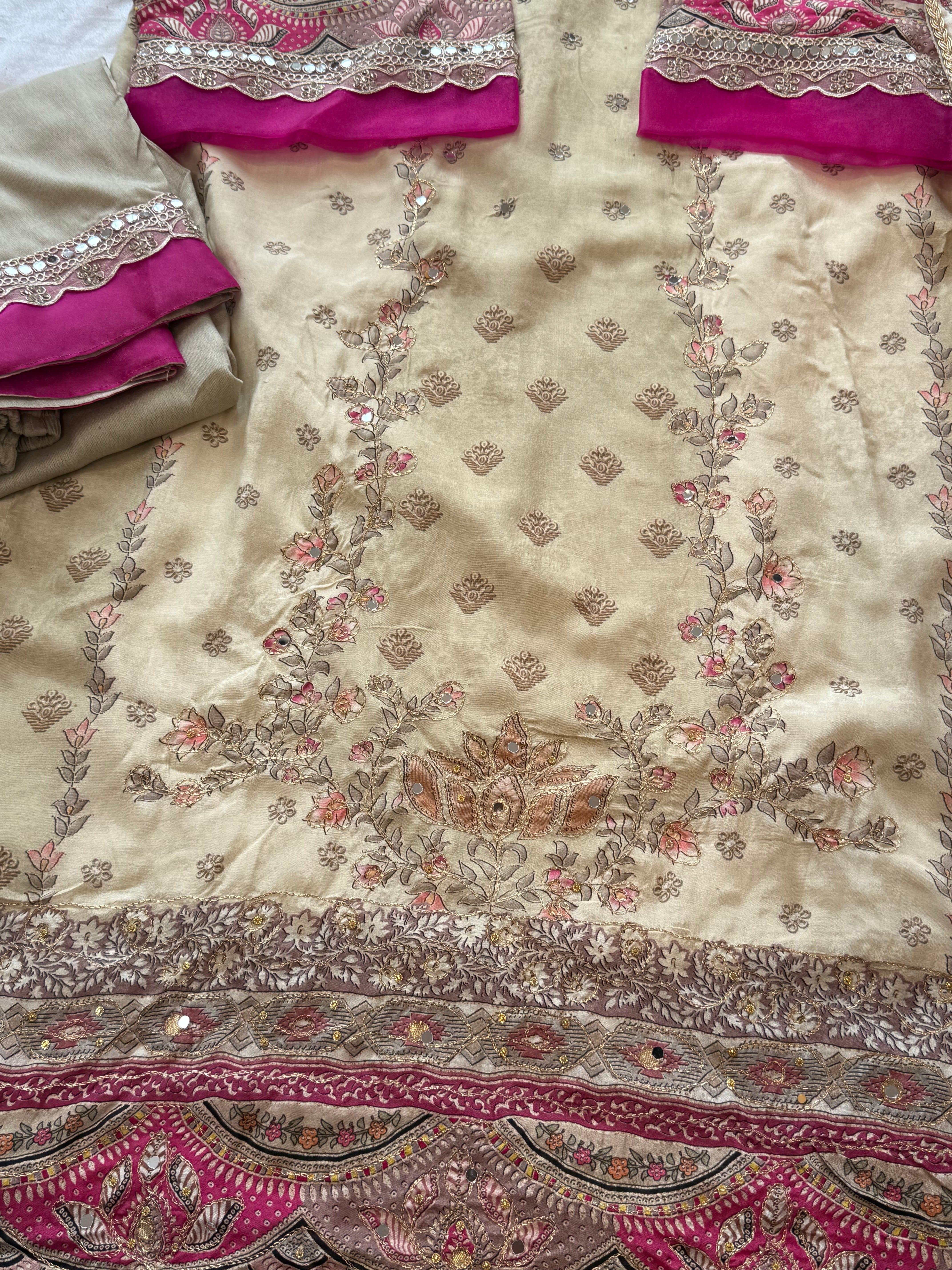 RAHI MUSLIN READYMADE SUIT 7