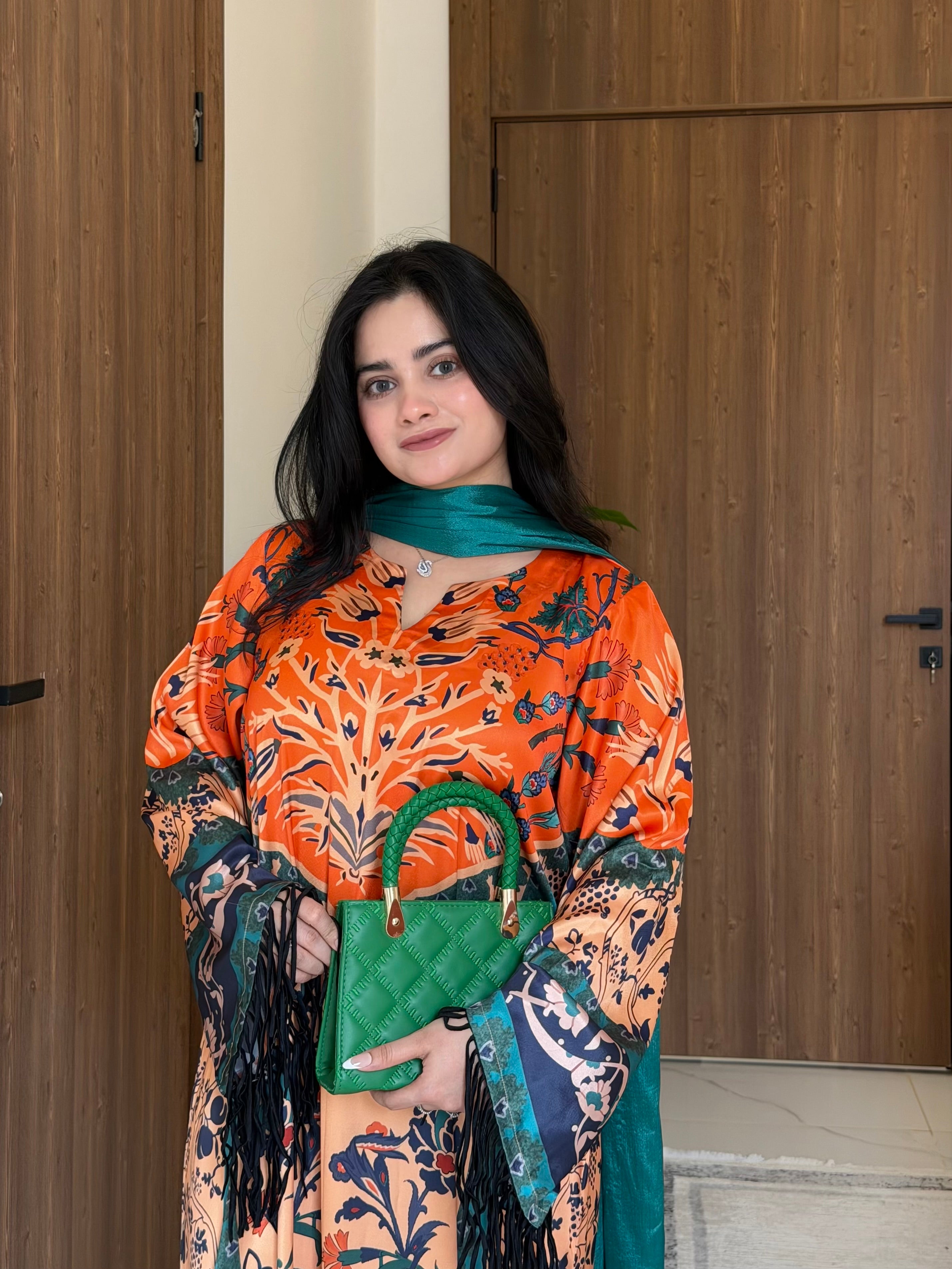 HARSHA SATIN KAFTAN SUIT 2