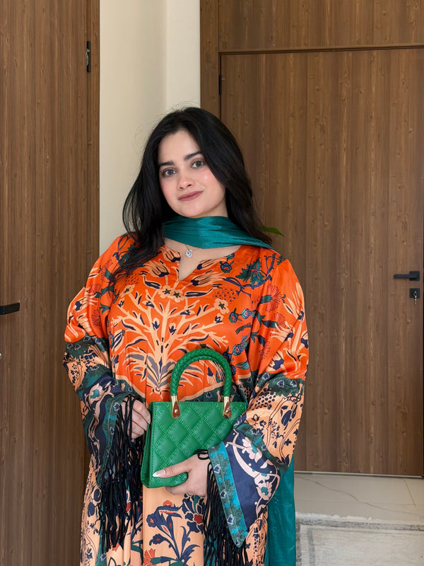 HARSHA SATIN KAFTAN SUIT 2