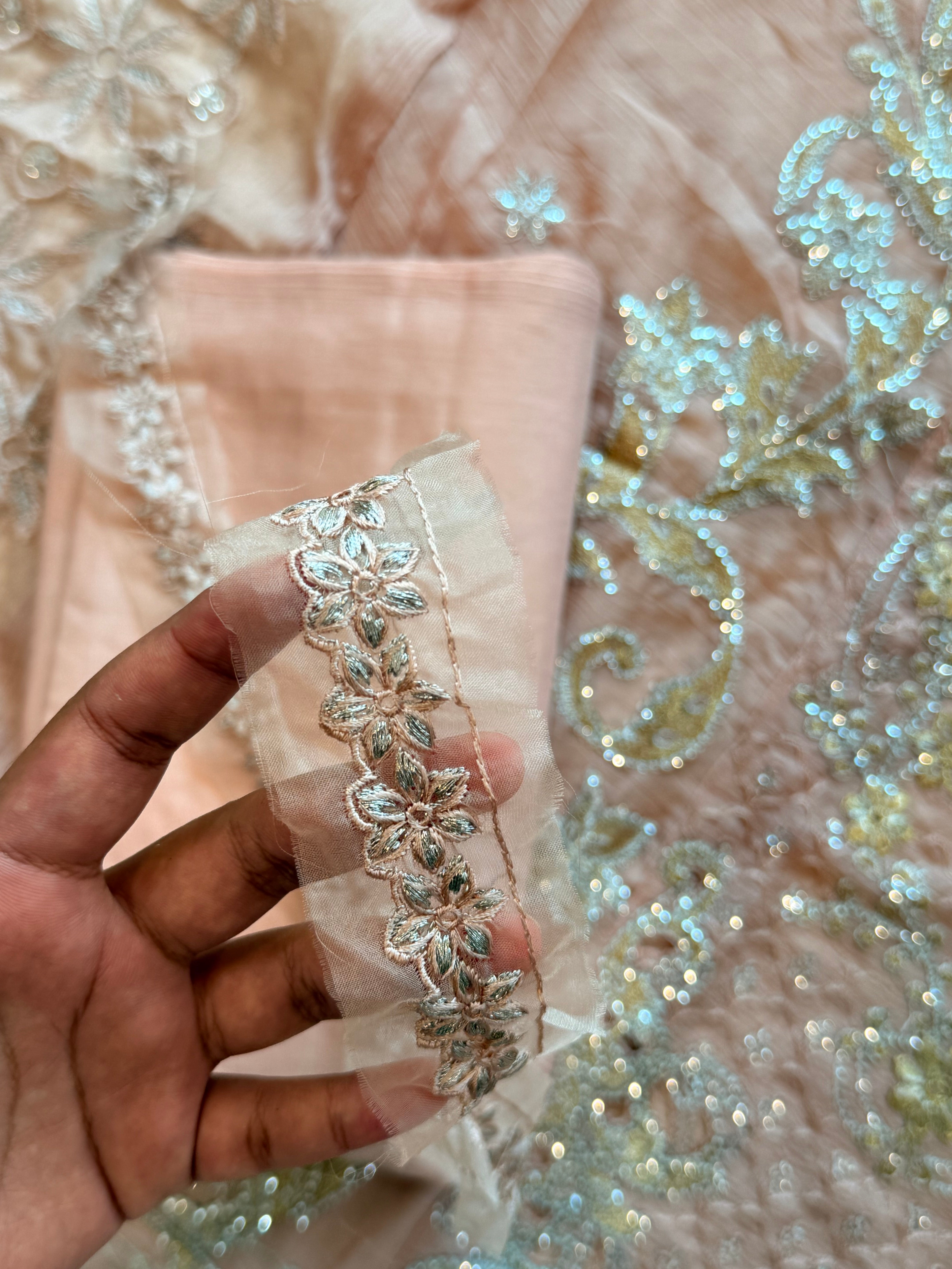 CHIFFON EMBROIDERY SUIT 2 Q