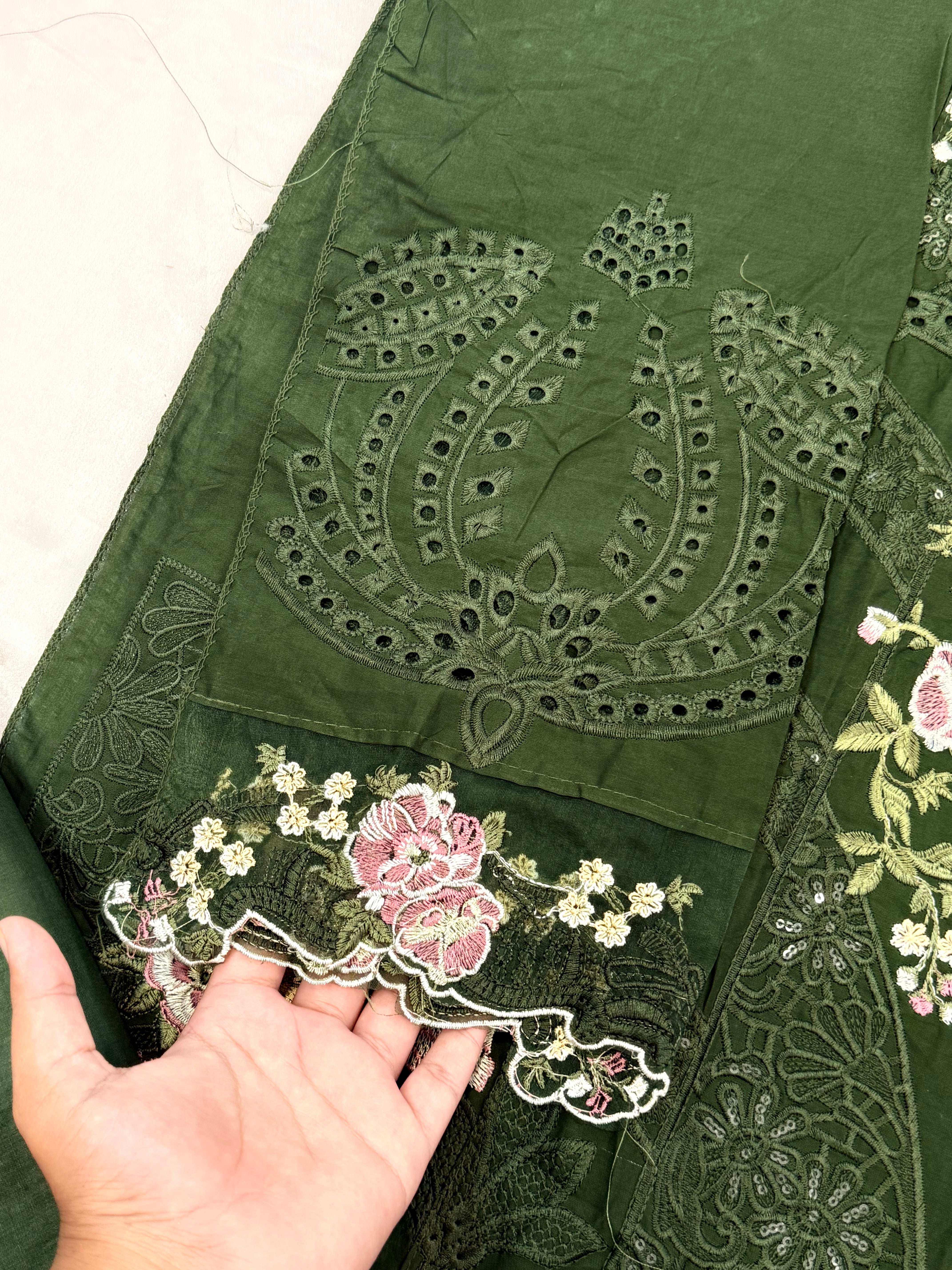 YUMNA COTTON EMBROIDERY SUIT 2 Q