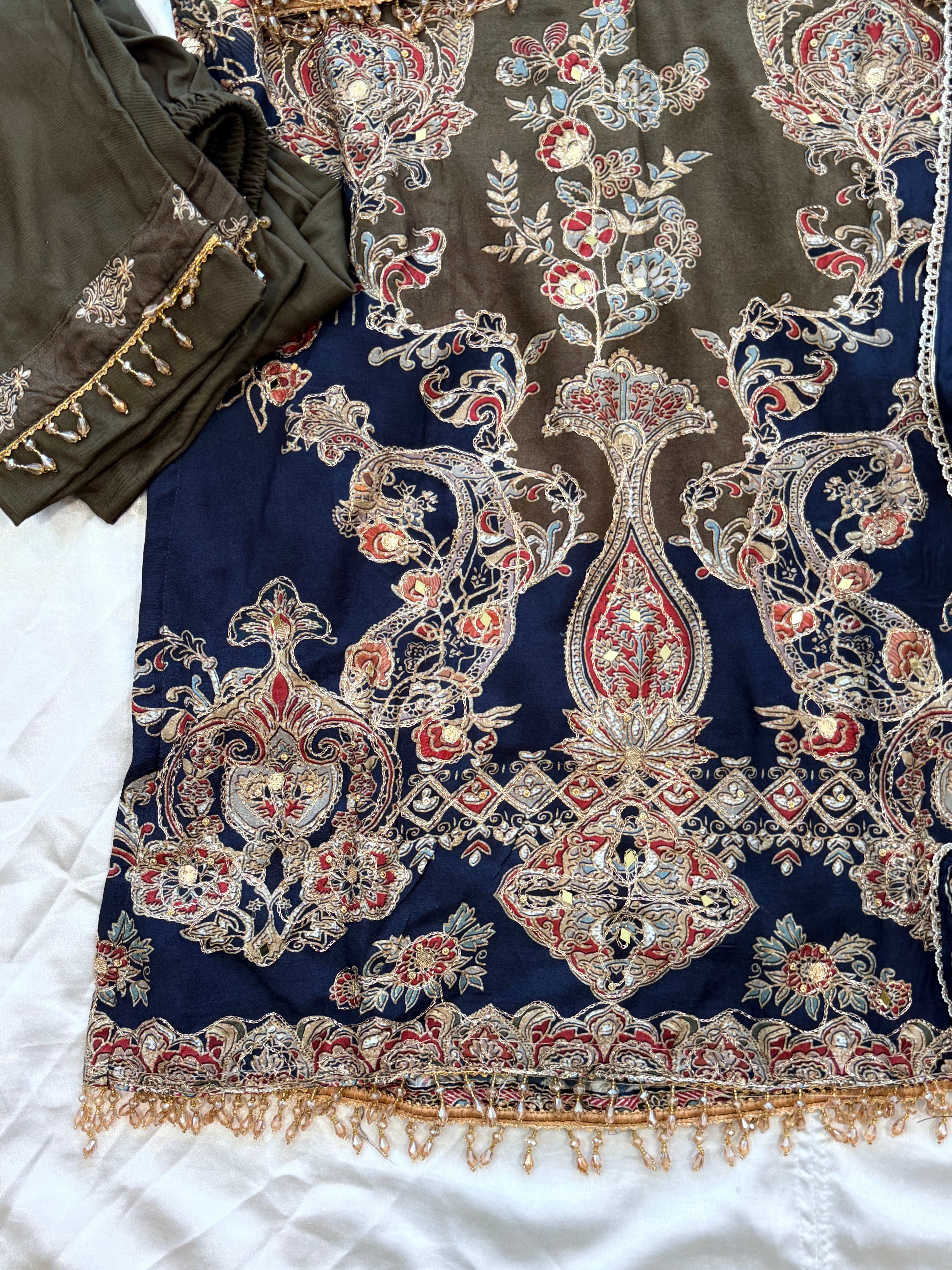 RAHI MUSLIN READYMADE SUIT 6