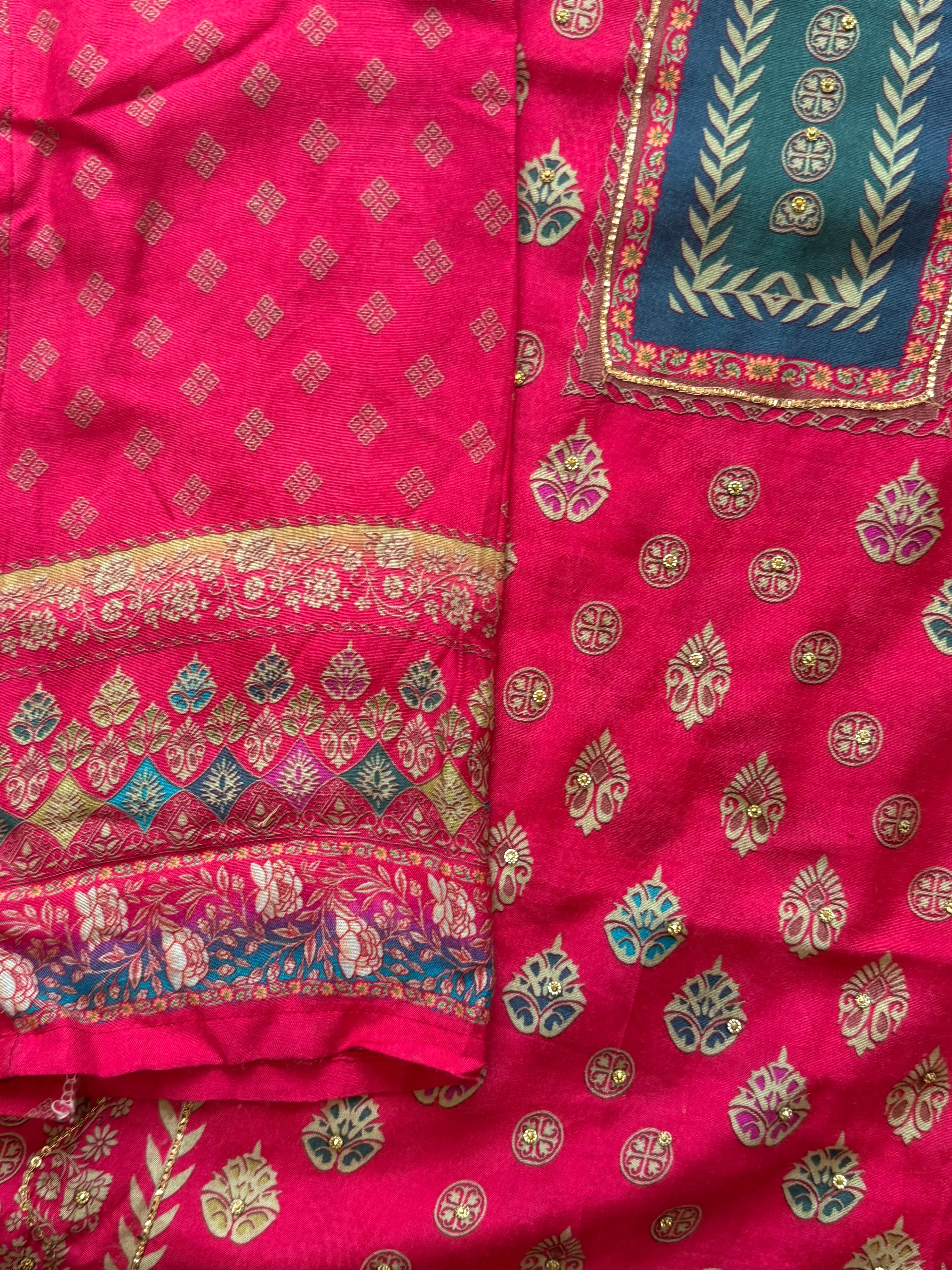 MUSLIN FARSHI SHALWAR SUIT Q