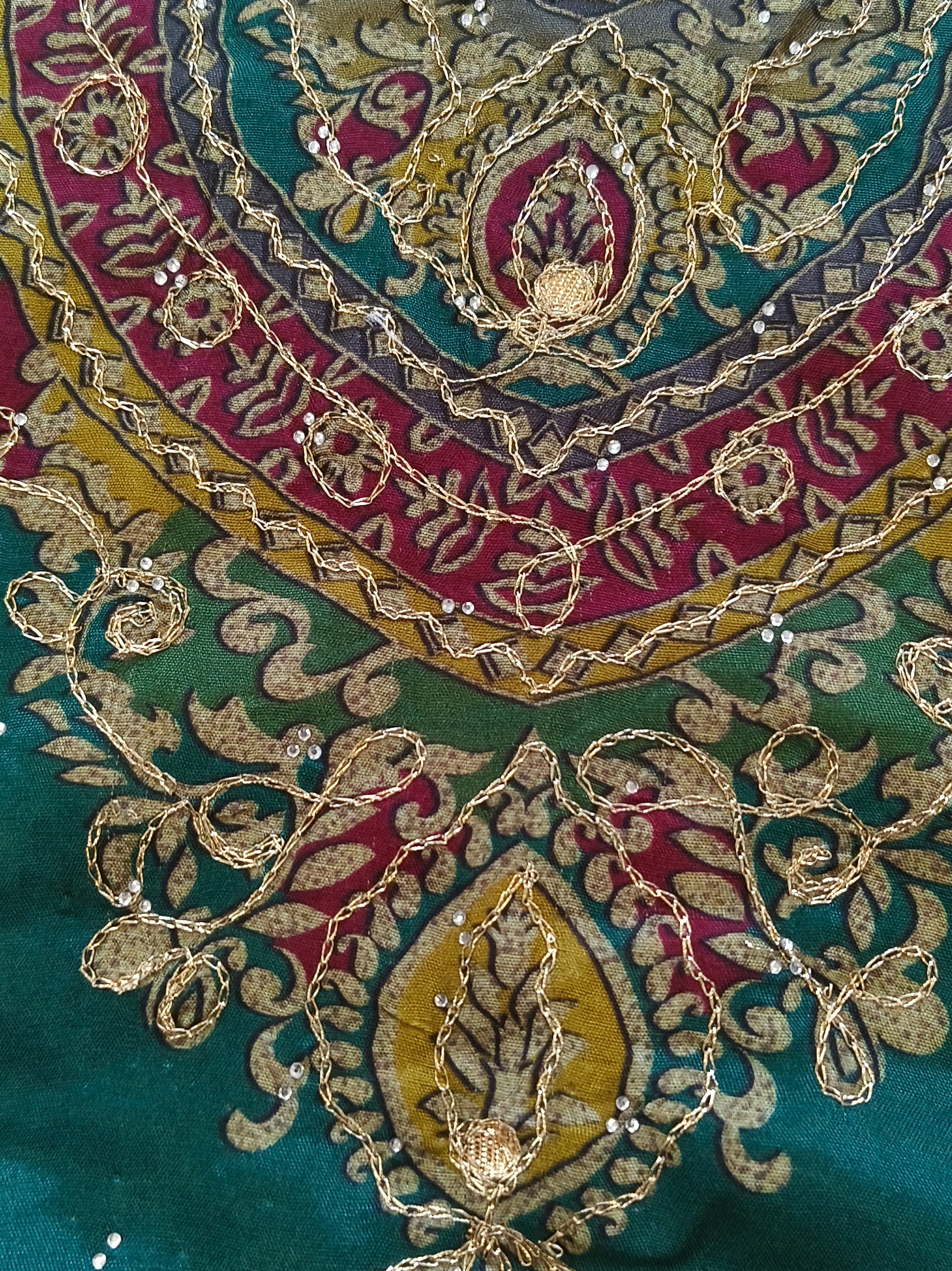MUSLIN HAND EMBROIDERY SUIT 2353 Q