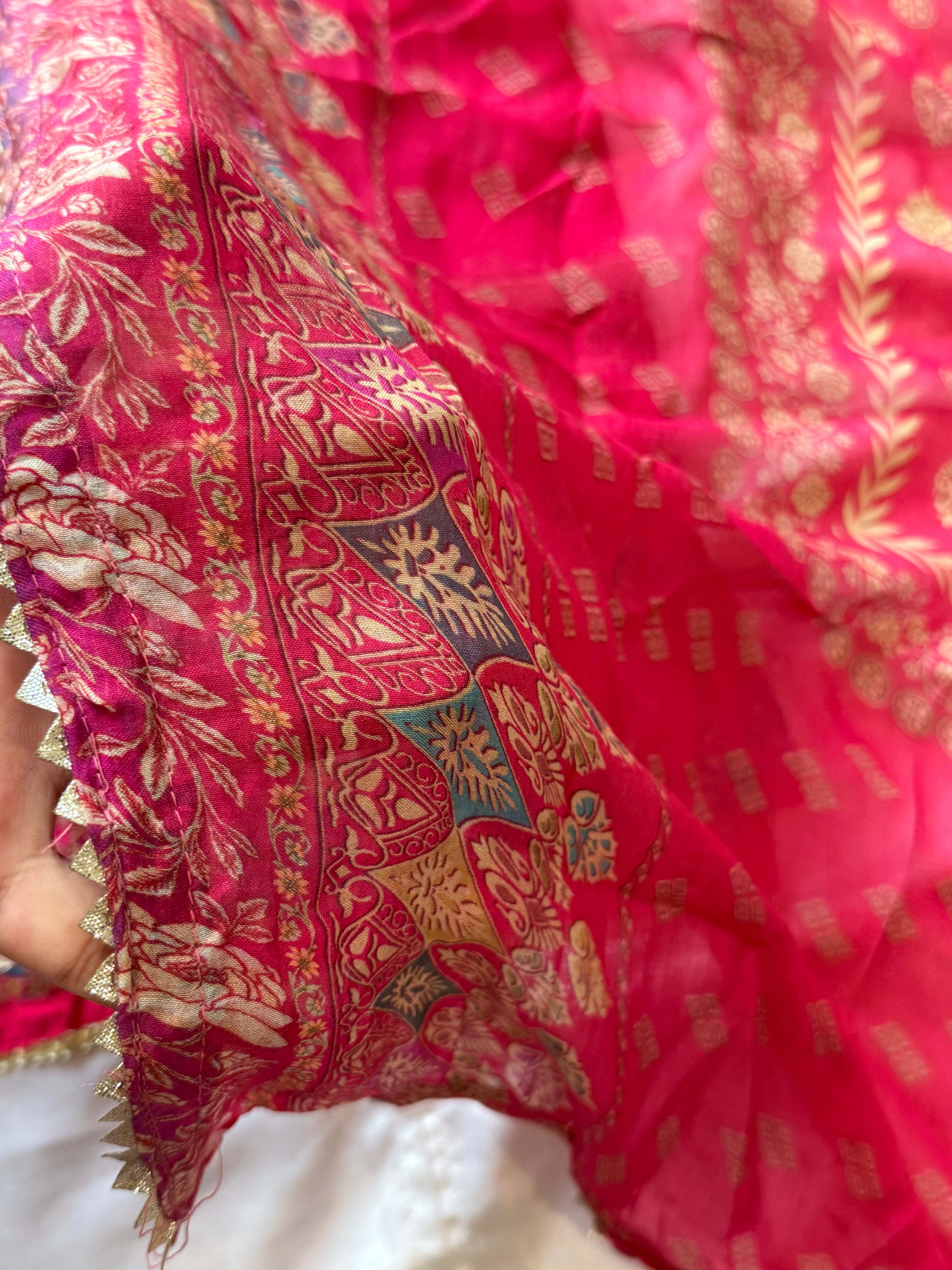 MUSLIN FARSHI SHALWAR SUIT Q