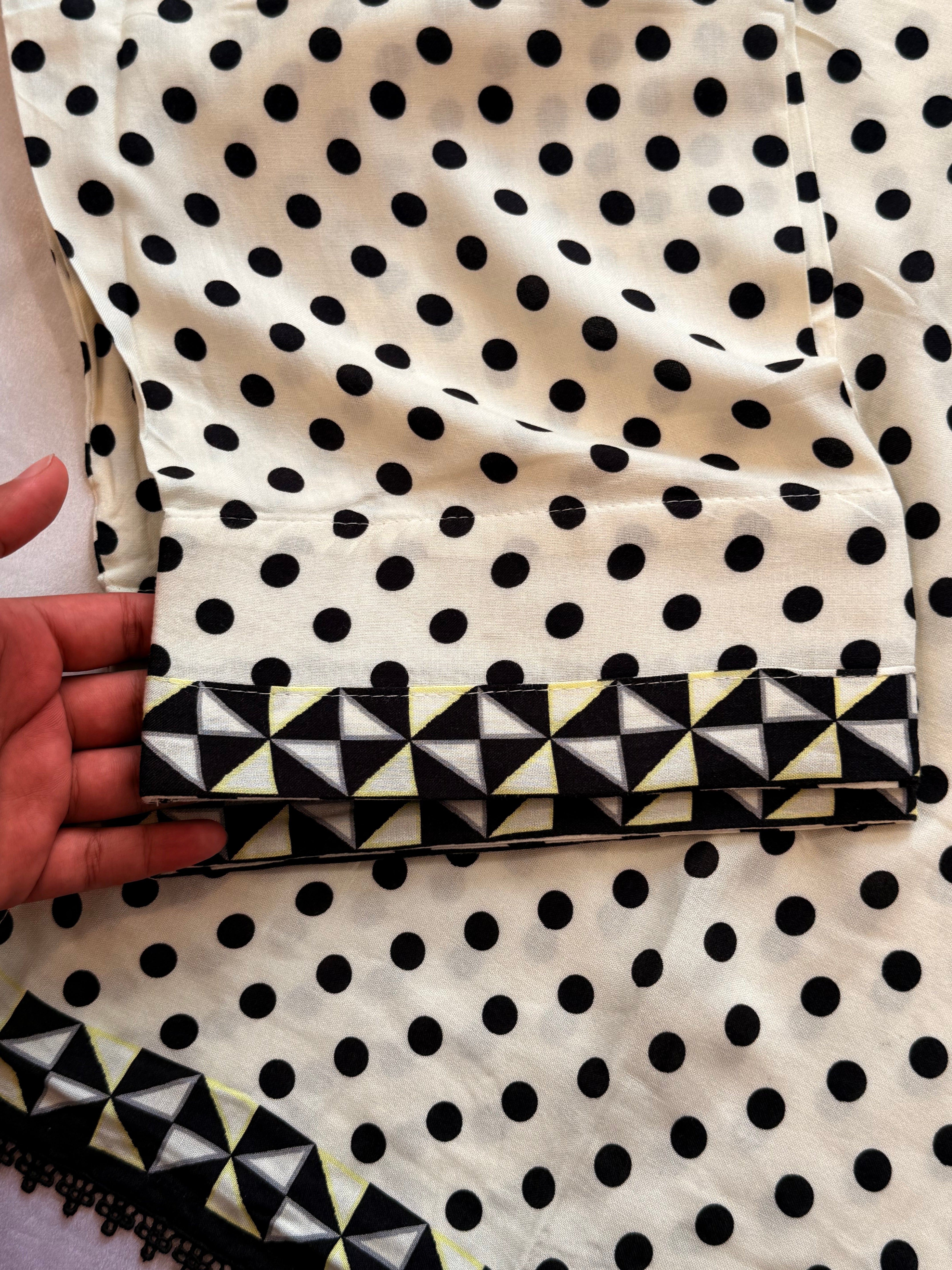 POLKA DOT RAYON SUIT 1