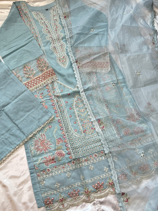 RAHI PURE COTTON EMBROIDERY SUIT 17