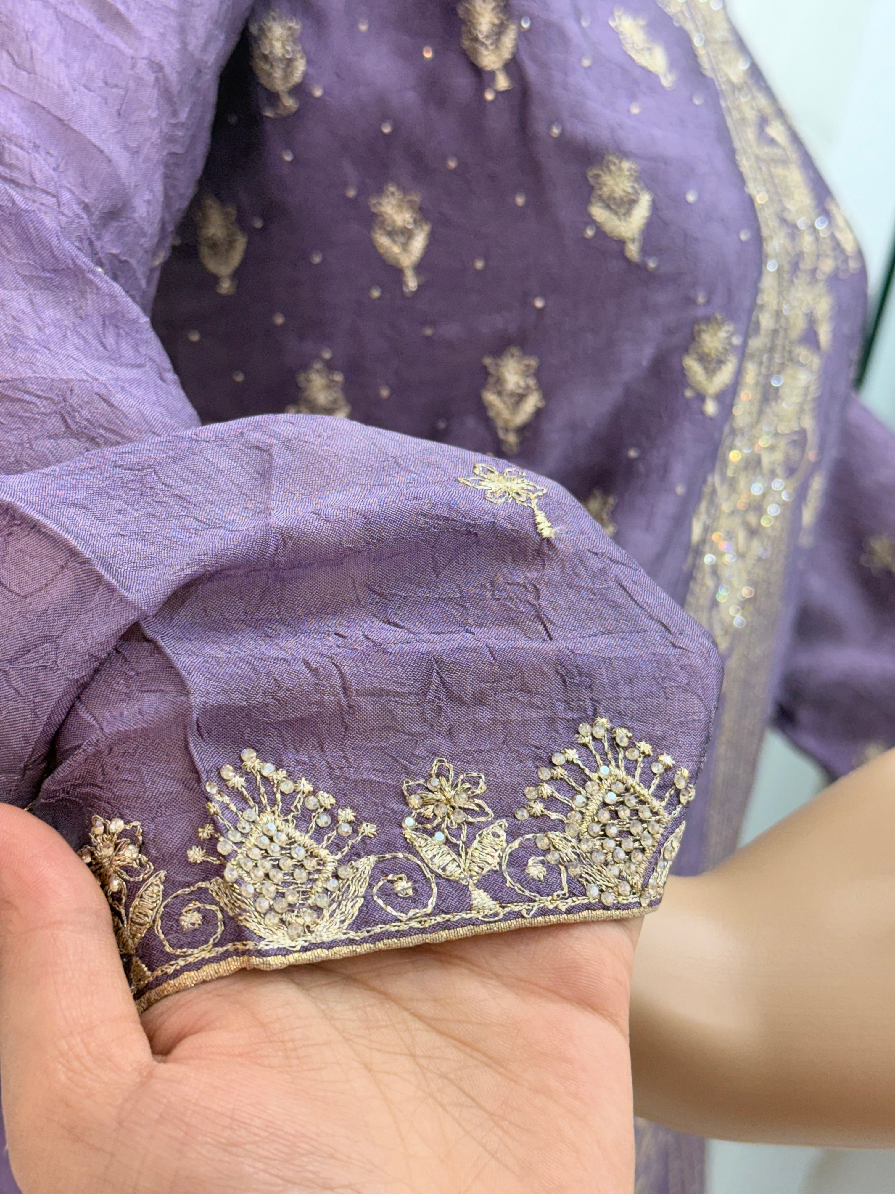RUHEENA EMBROIDERY PLAZO SUIT 1