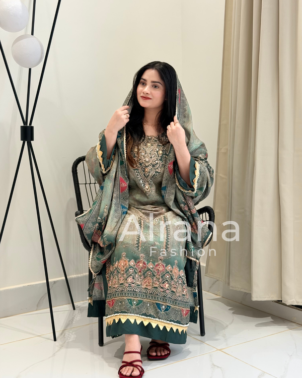 HARSHA MUSLIN READYMADE SUIT 7