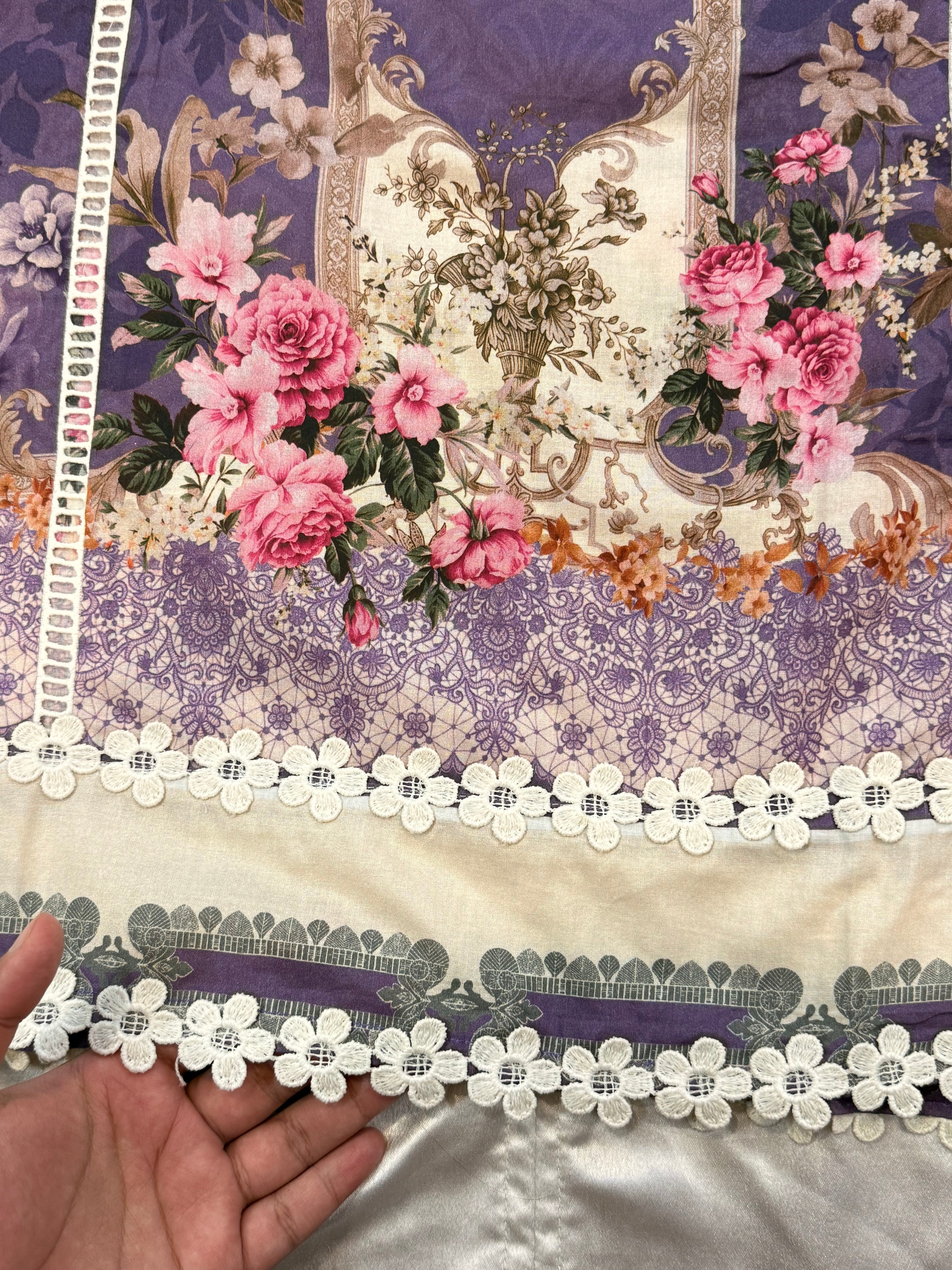 BINSAEED LAWN EMBROIDERY READYMADE SUIT 1