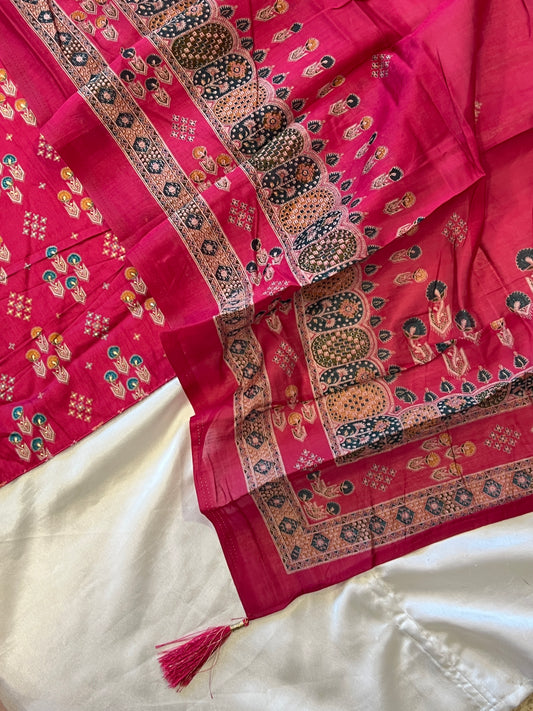 KALKI MUSLIN EMBROIDERY SUIT