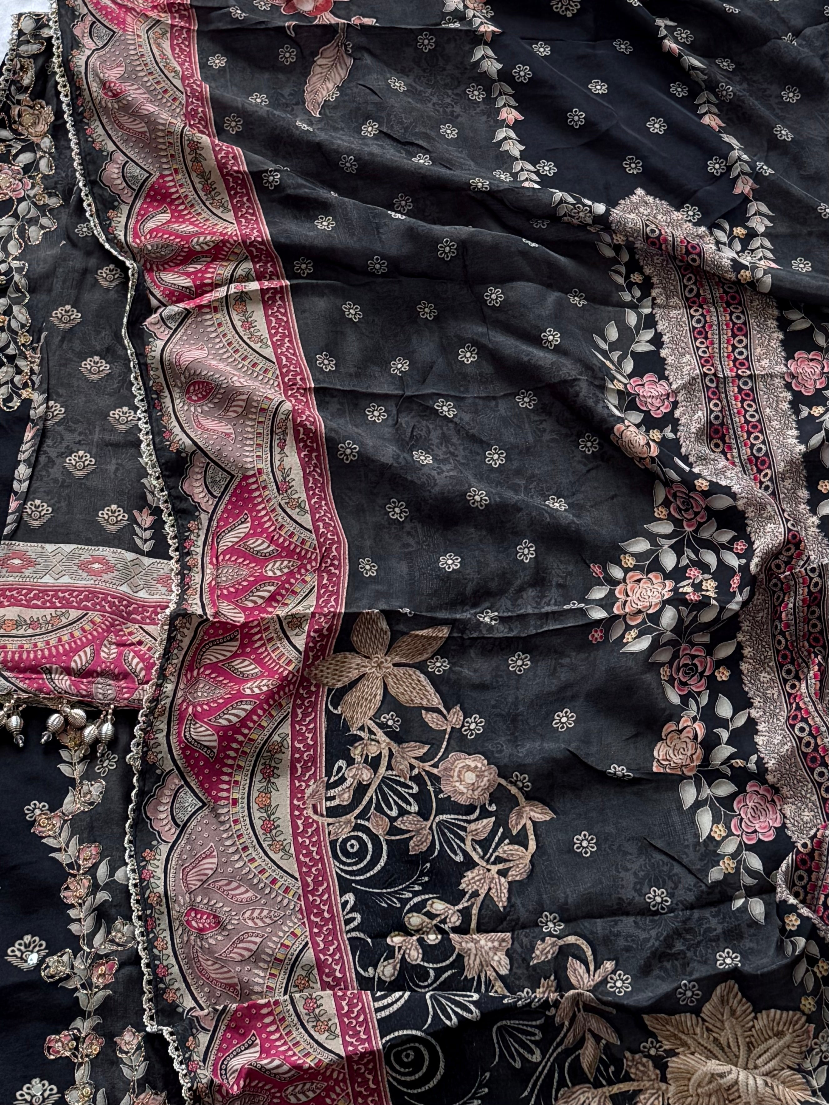 RAHI MUSLIN READYMADE SUIT 7