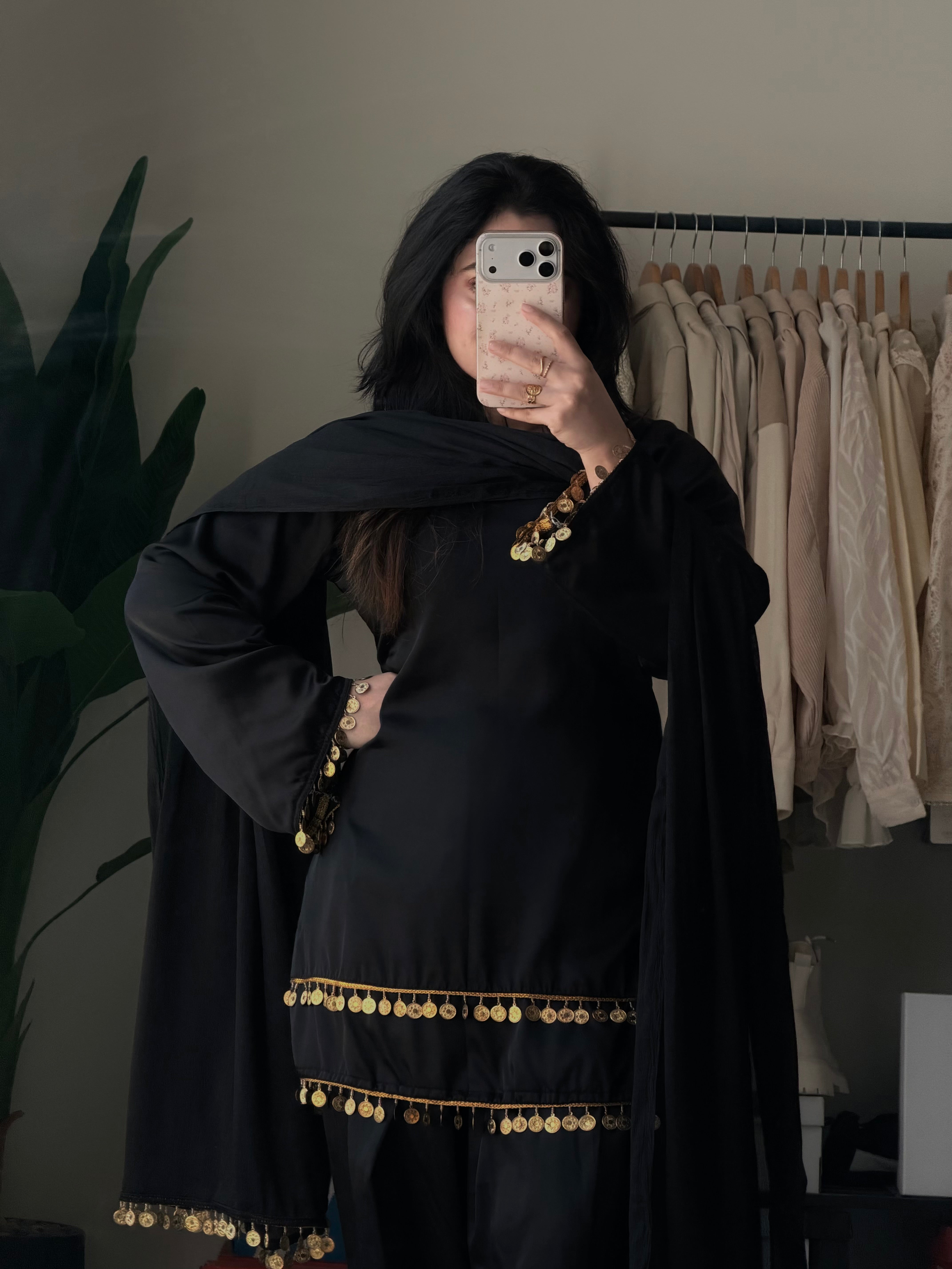 COIN SATIN FARSHI SHALWAR SUIT