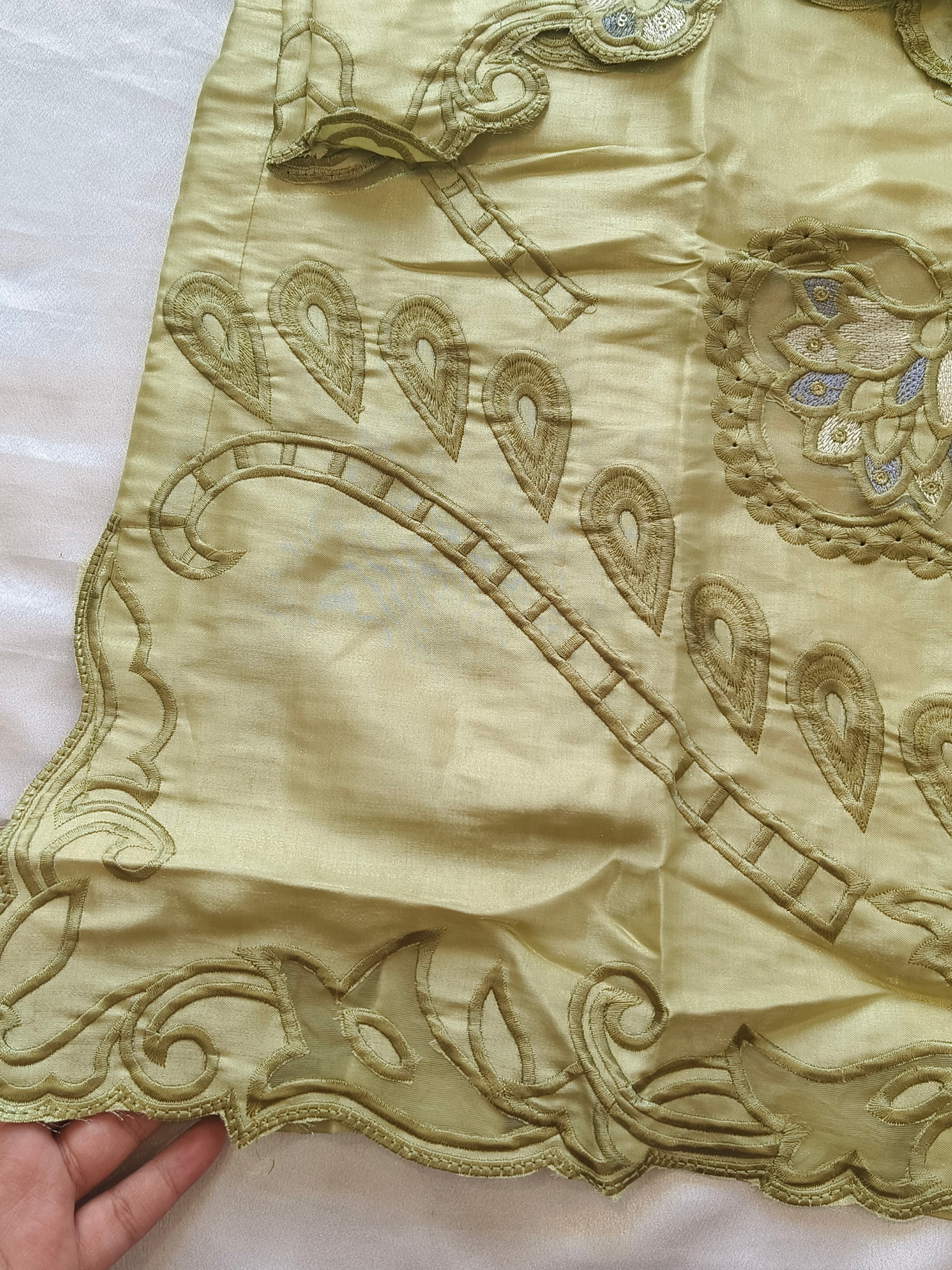 SATIN FARSHI SHALWAR SUIT 4 Q