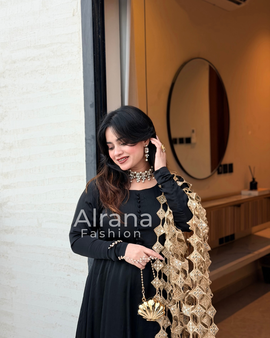 MAHARANI BLACK FROCK