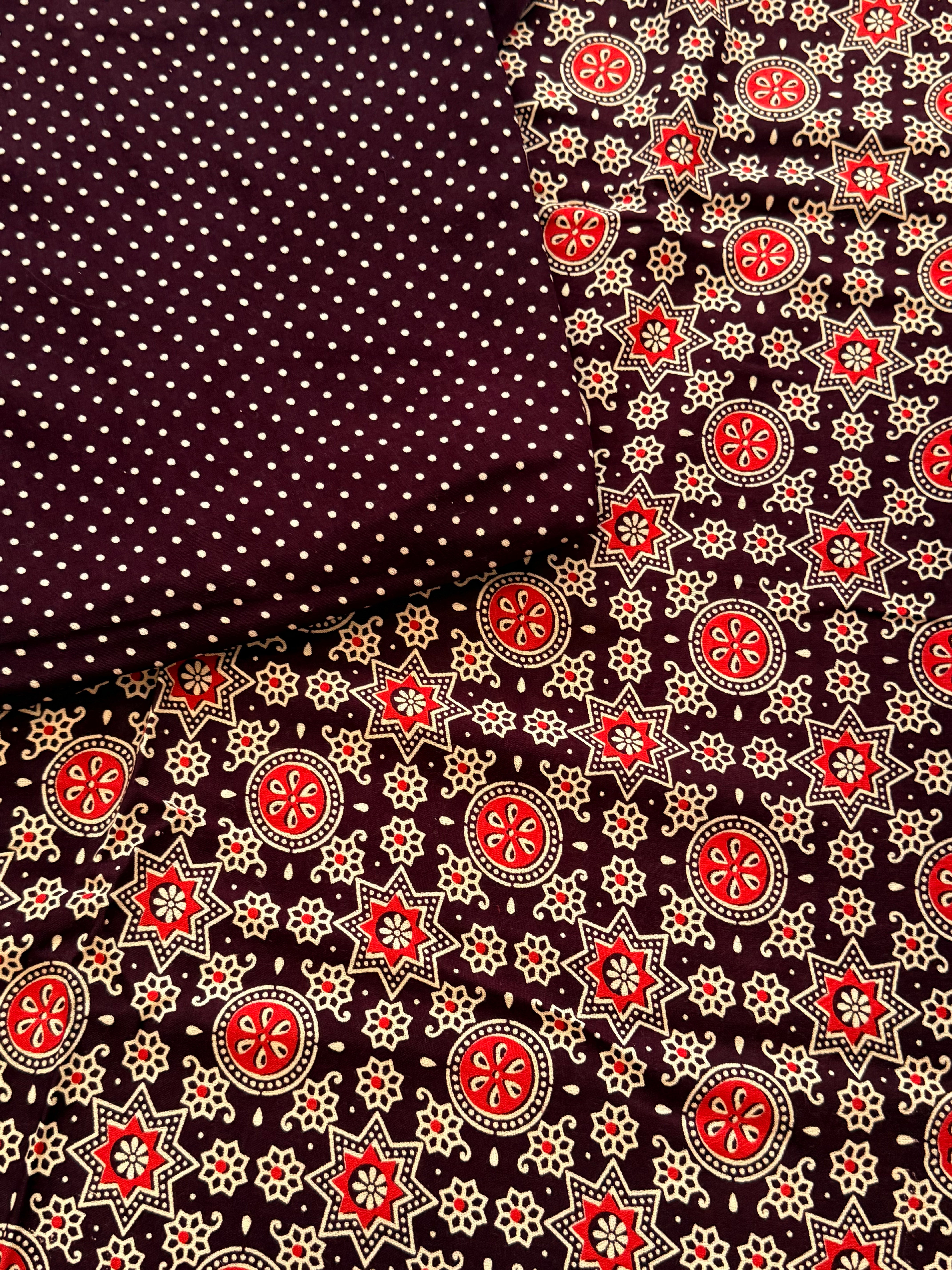 AJRAK COTTON PRINTED SUIT 3