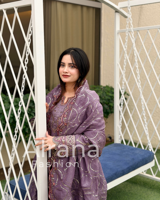 HARSHA SHIMMAR EMBROIDERY SUIT 4 Q