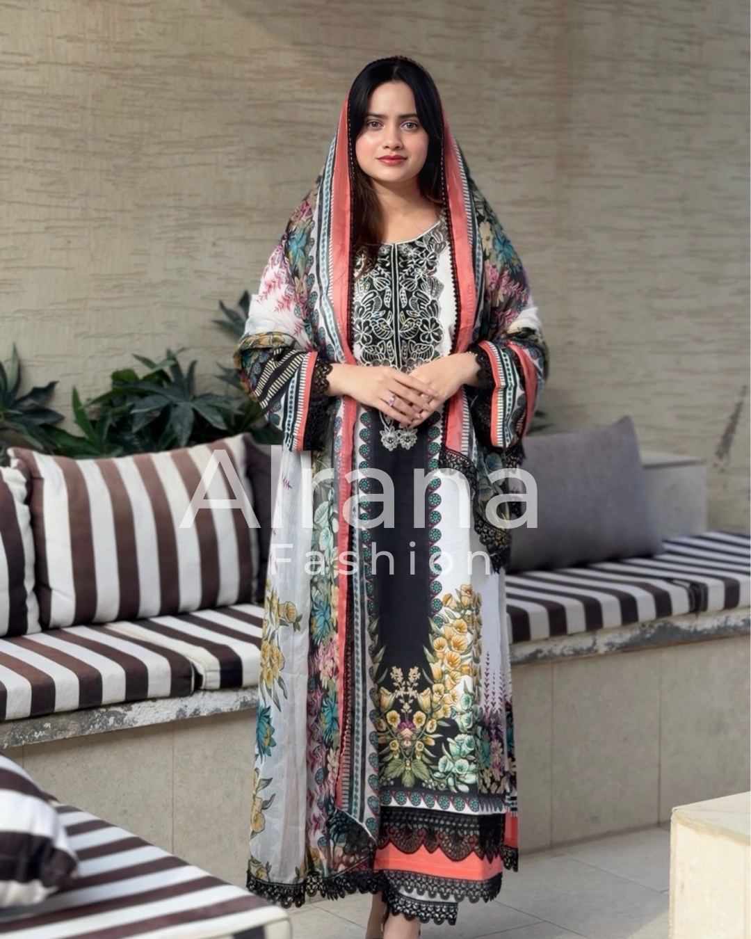 HARSHA WHITE  READYMADE SUIT