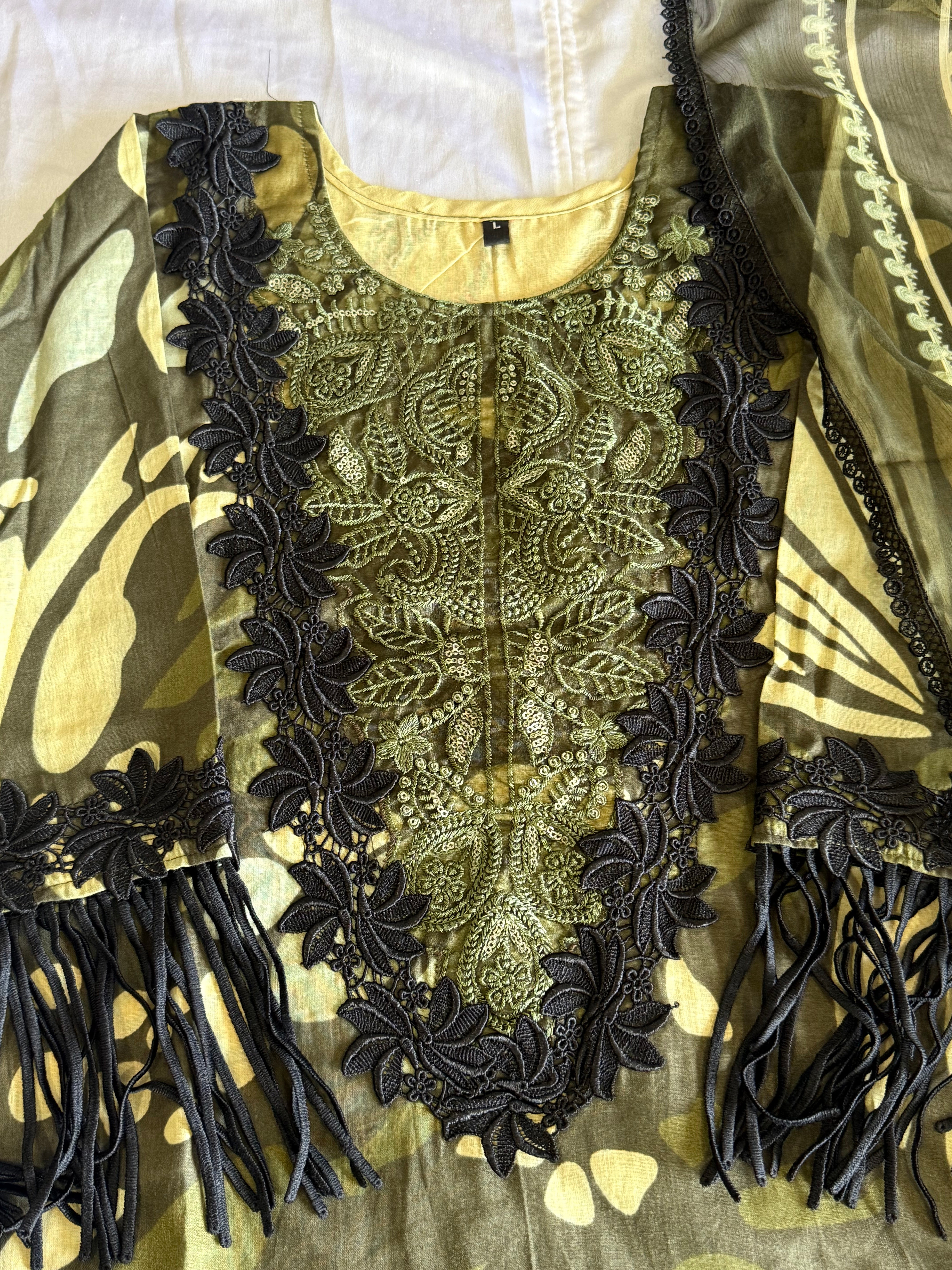 MARIA B COTTON PATCH READYMADE SUIT 6
