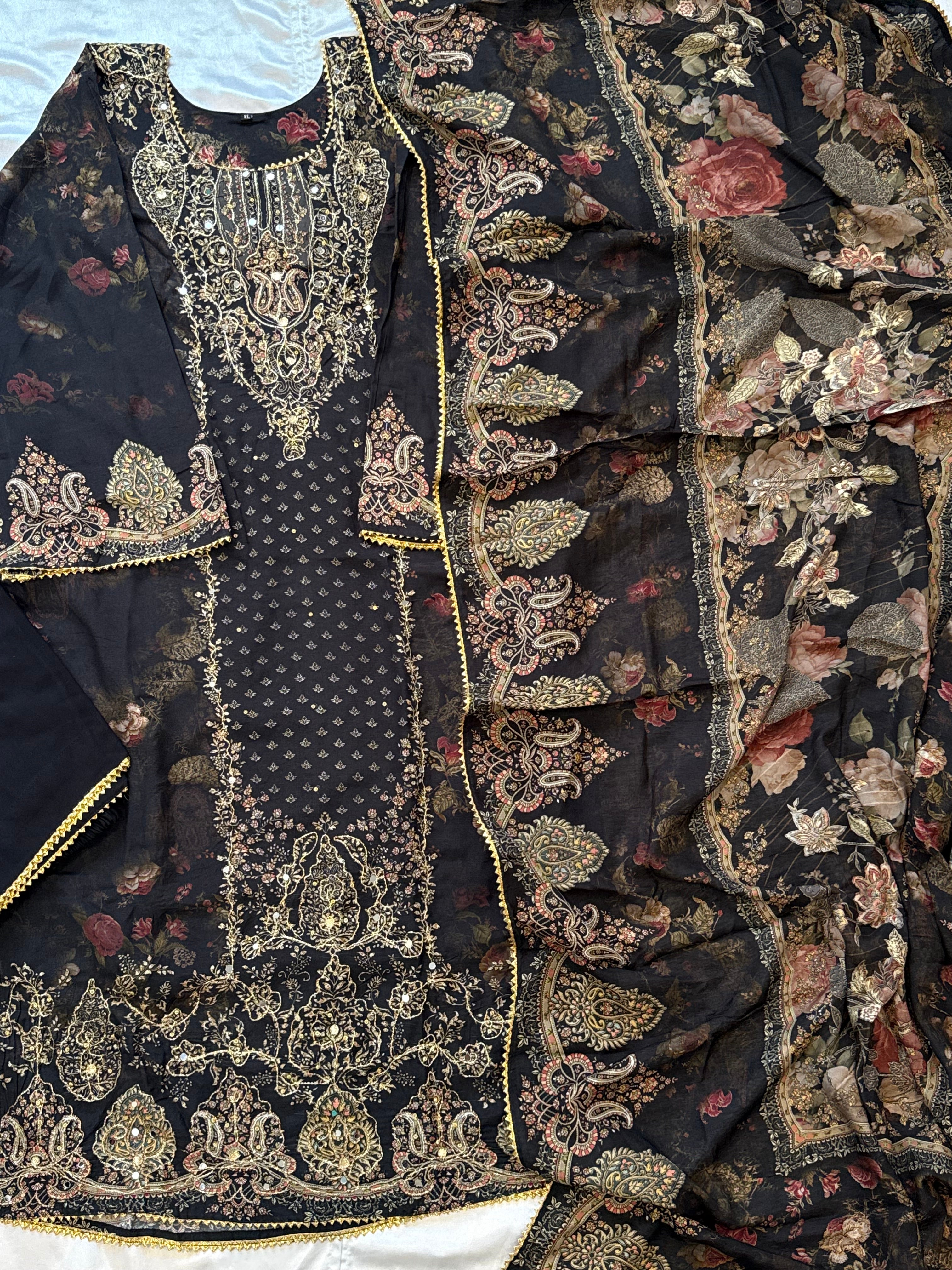 HARSHA MUSLIN READYMADE SUIT 8