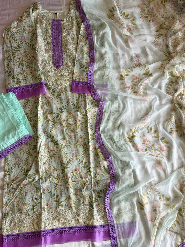 MARIA B COTTON PATCH READYMADE SUIT 4
