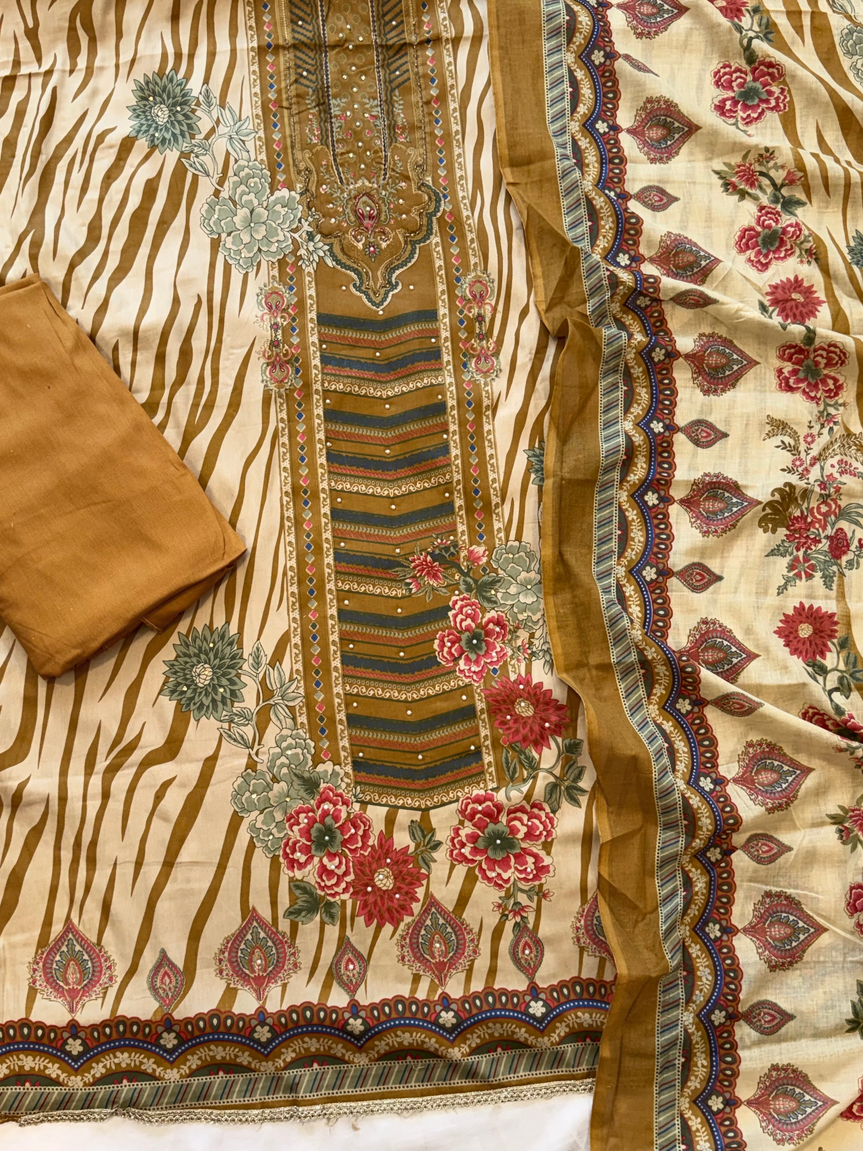 ROZANA PURE COTTON SUIT