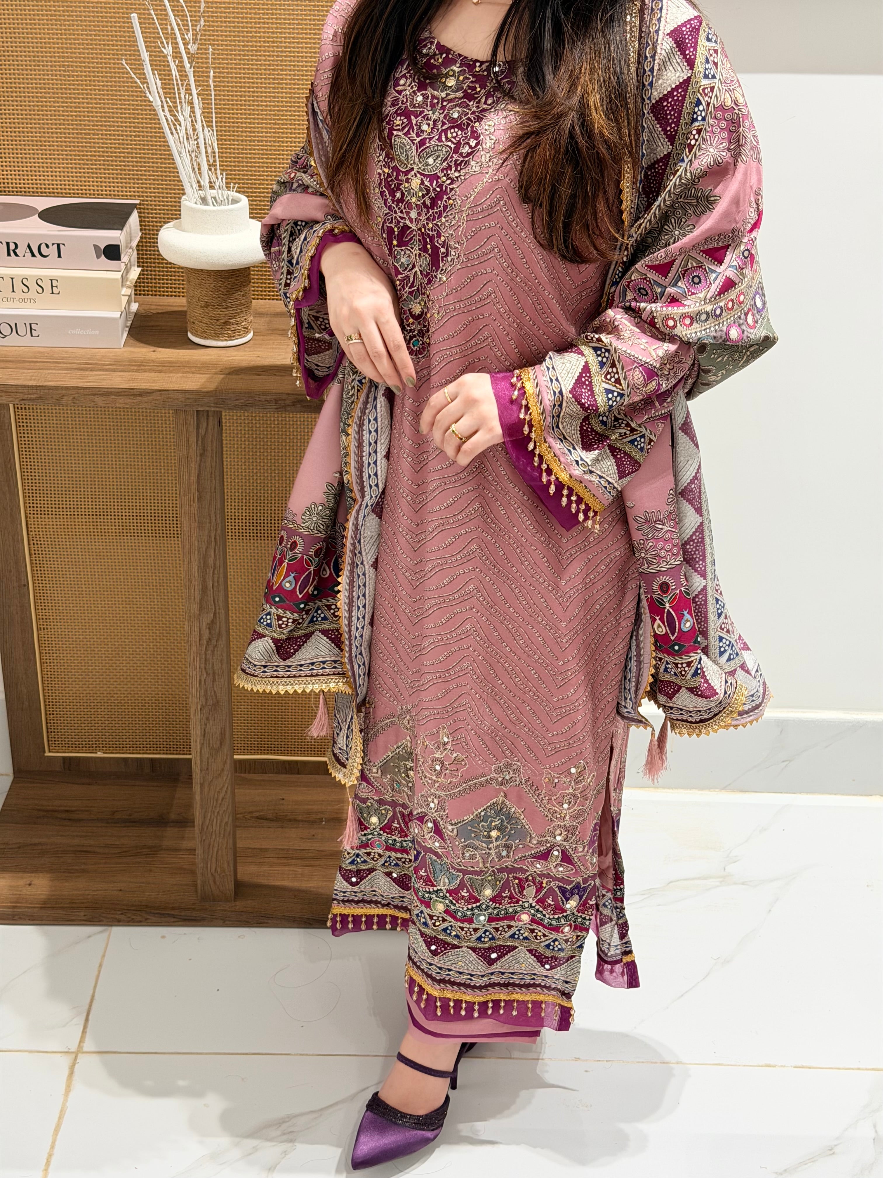 HARSHA MUSLIN READYMADE SUIT 4