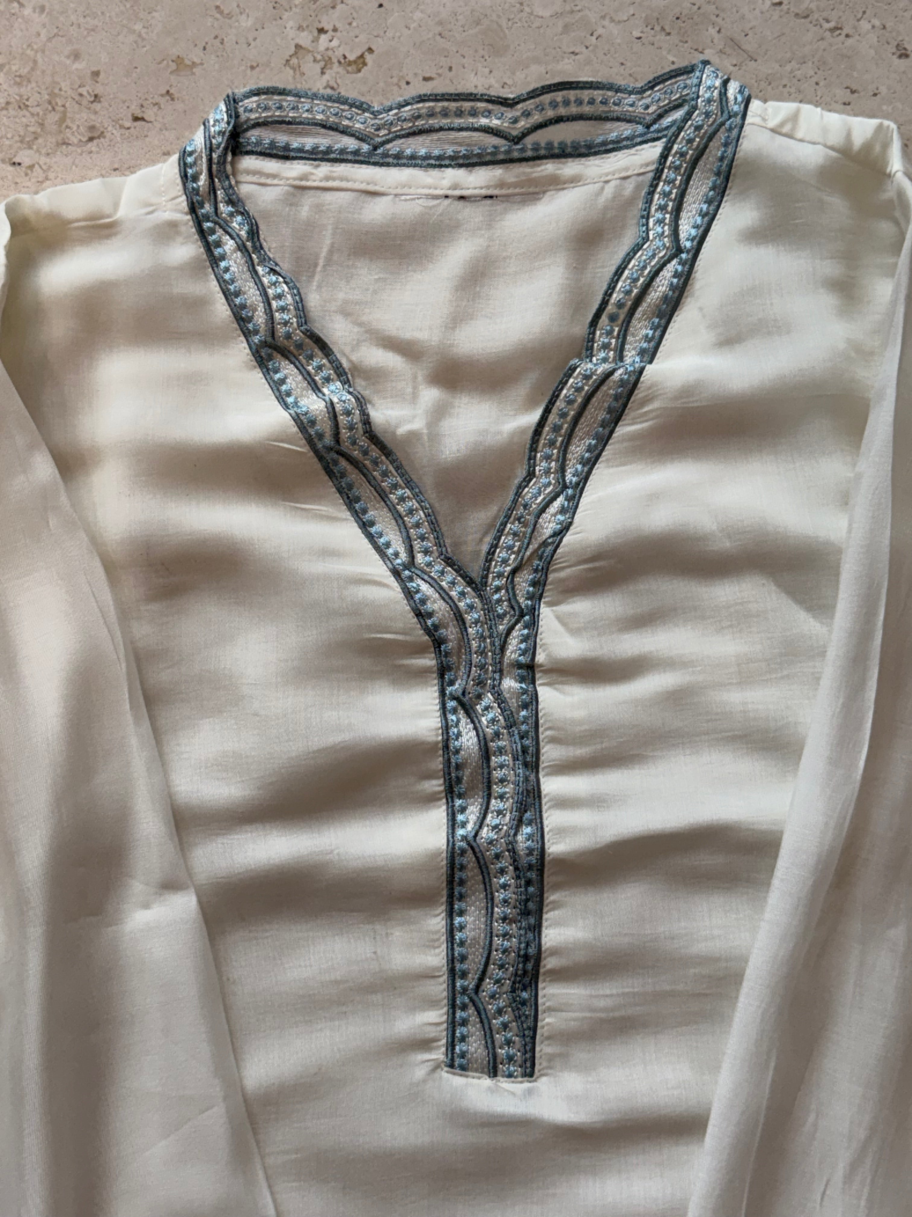 BOW EMBROIDERED CO-ORD SET 2