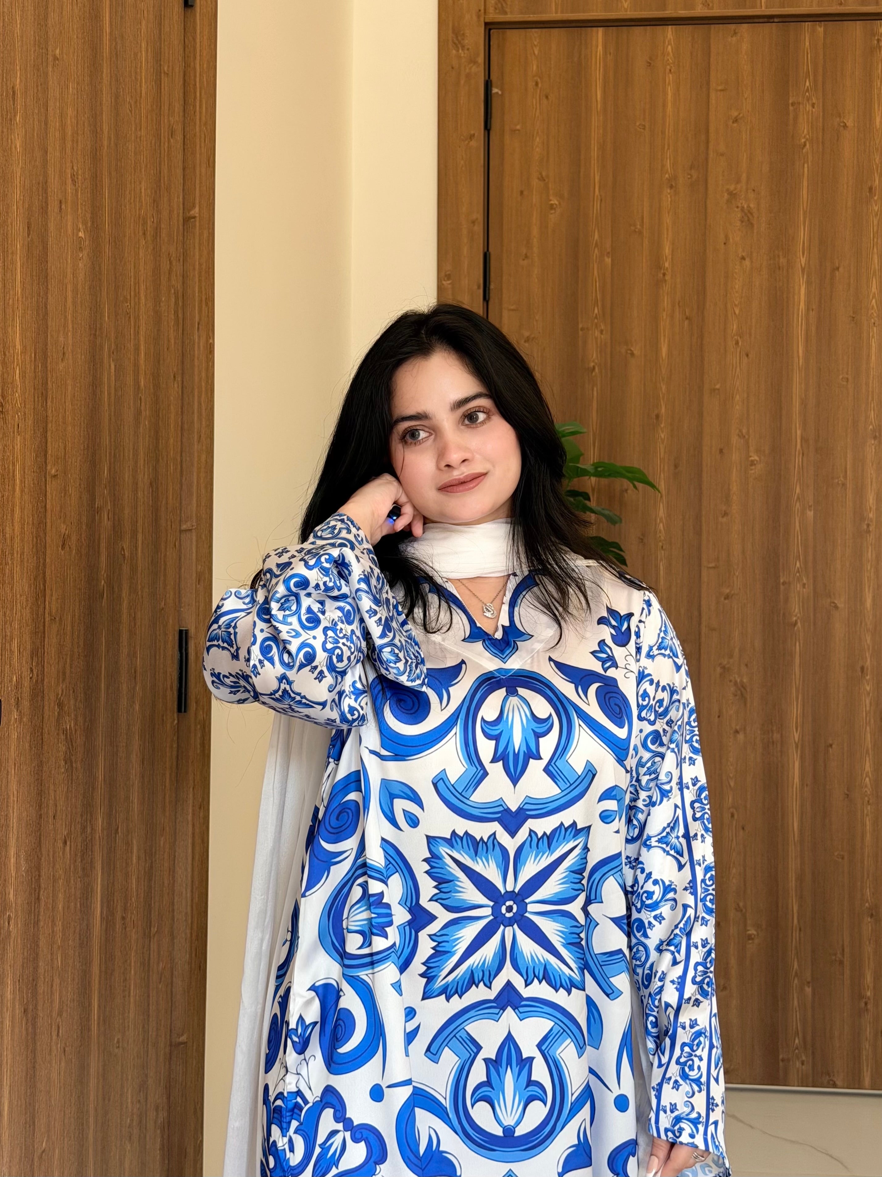 HARSHA SATIN KAFTAN SUIT 1