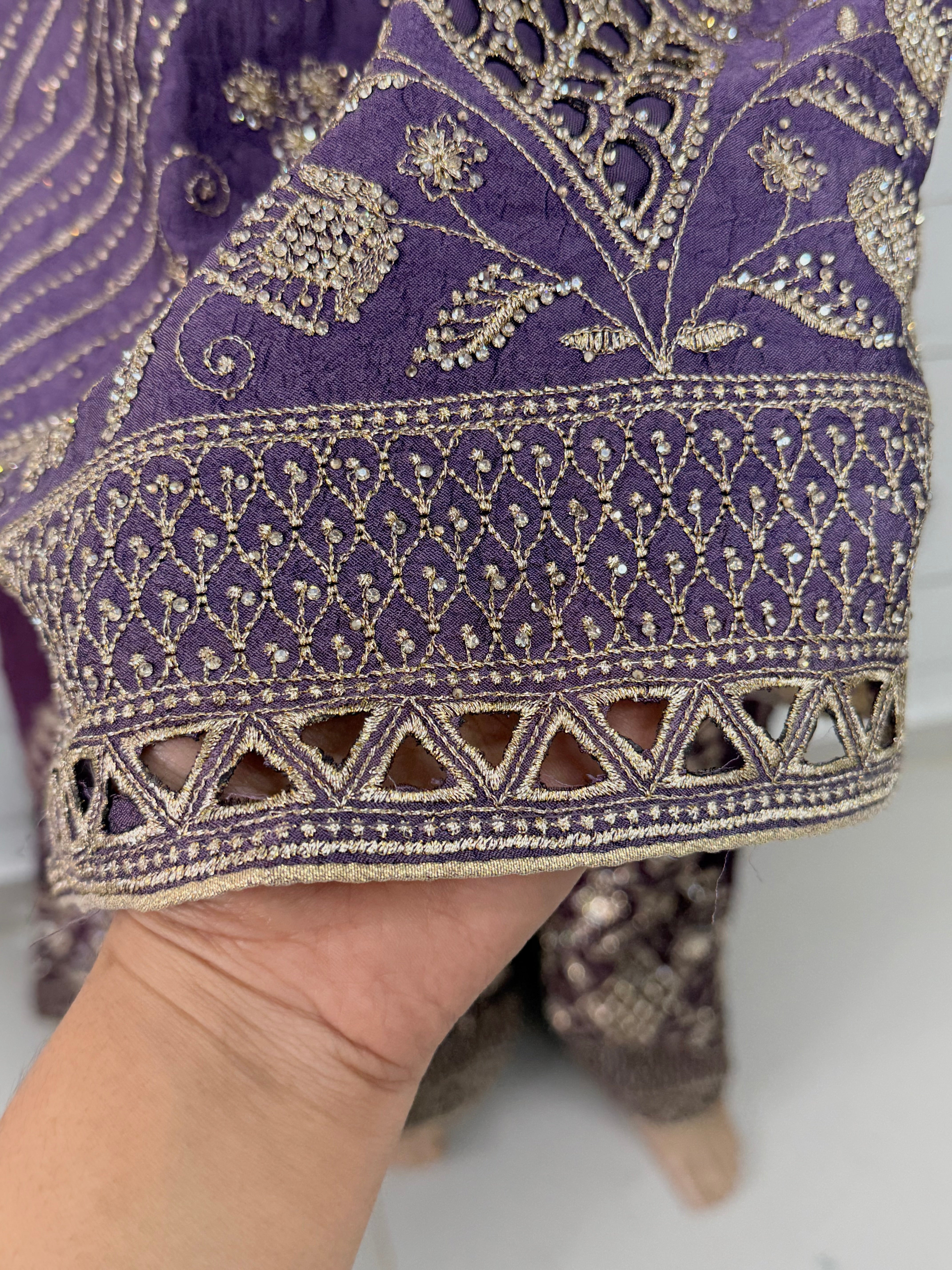 RUHEENA EMBROIDERY PLAZO SUIT 1