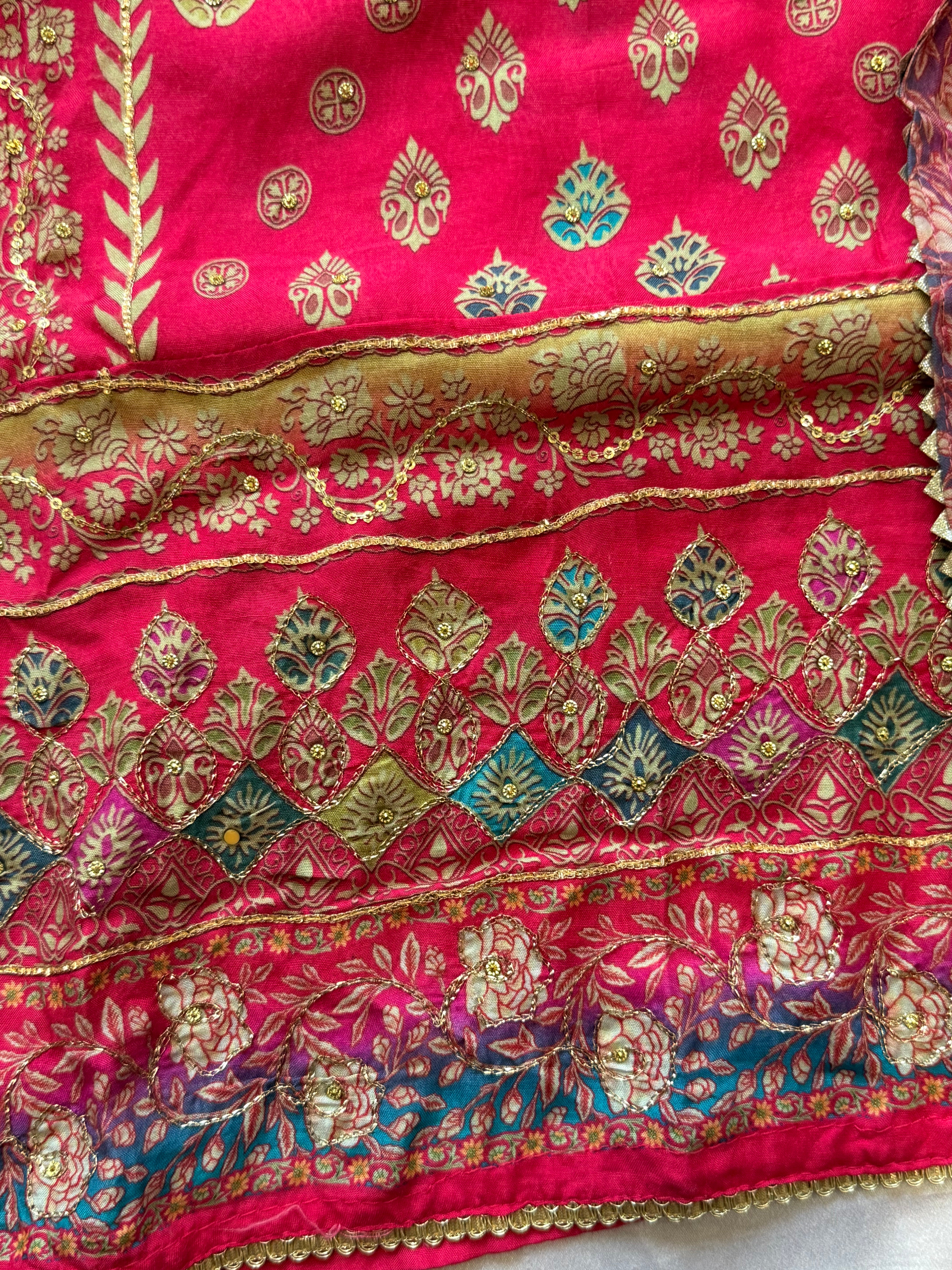 MUSLIN FARSHI SHALWAR SUIT Q