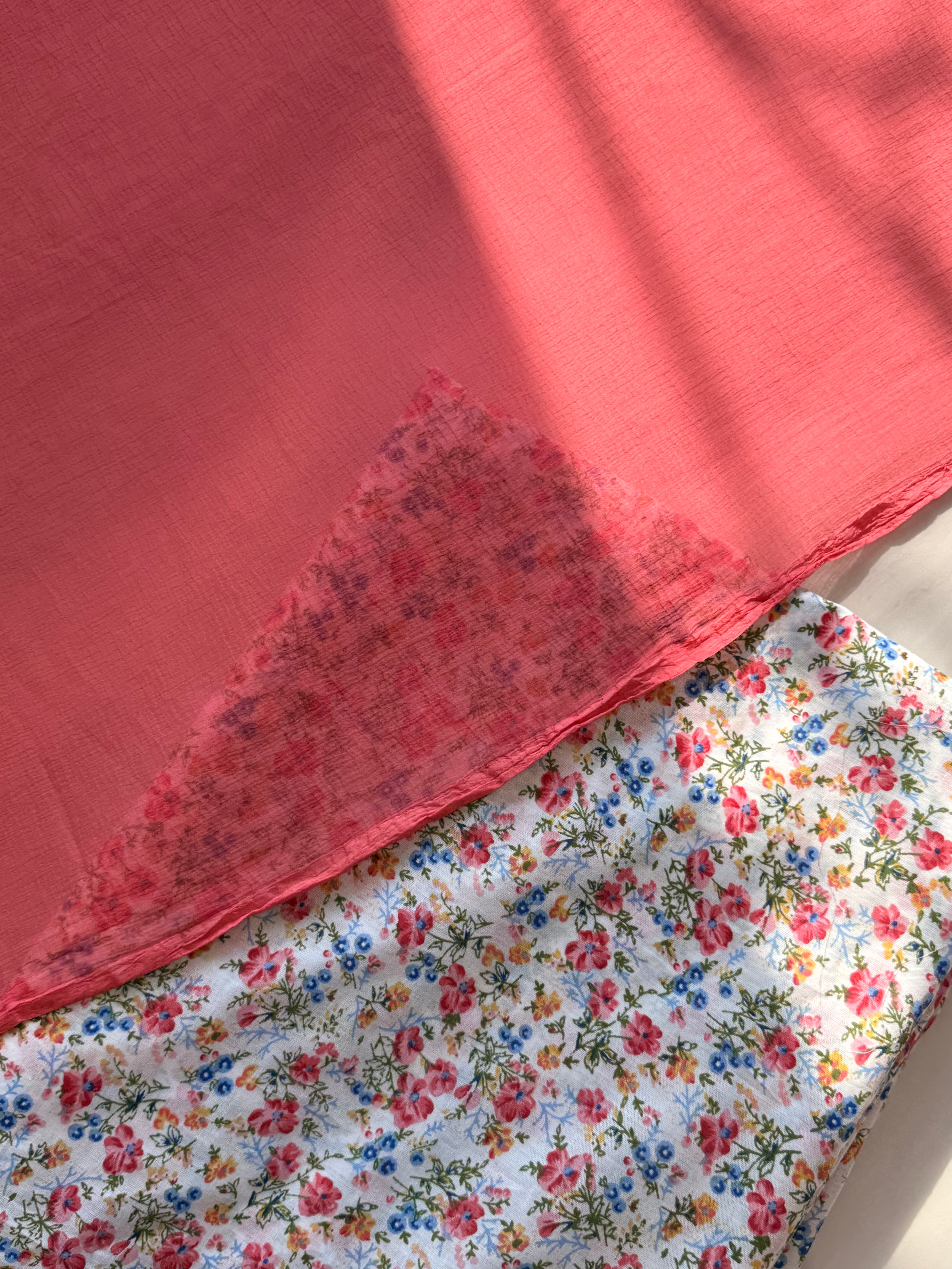 NIDA COTTON PRINTED UNSTITCHED SUIT