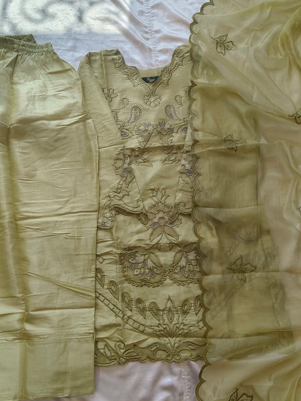 SATIN FARSHI SHALWAR SUIT 4 Q