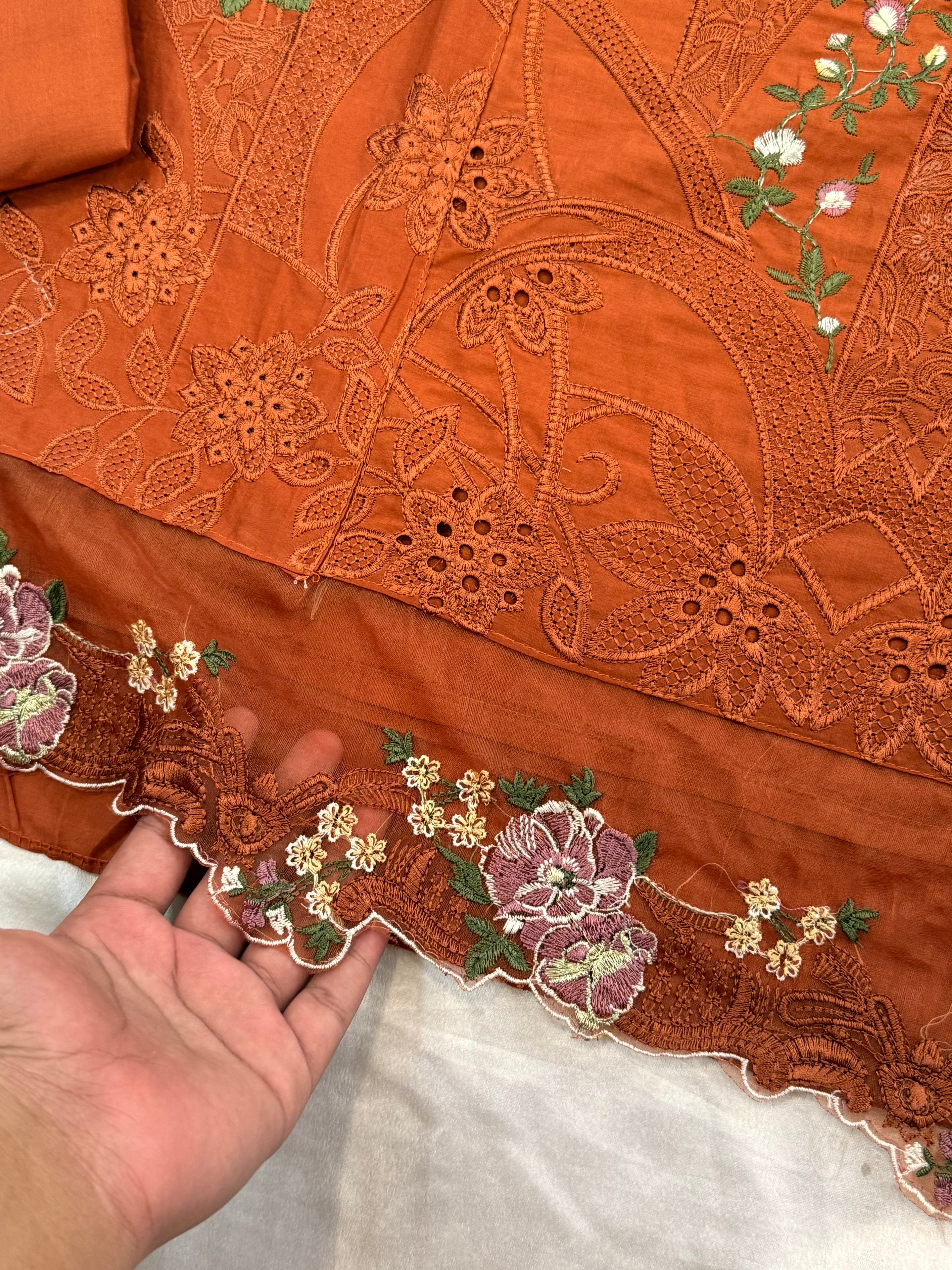 YUMNA COTTON EMBROIDERY SUIT 2 Q