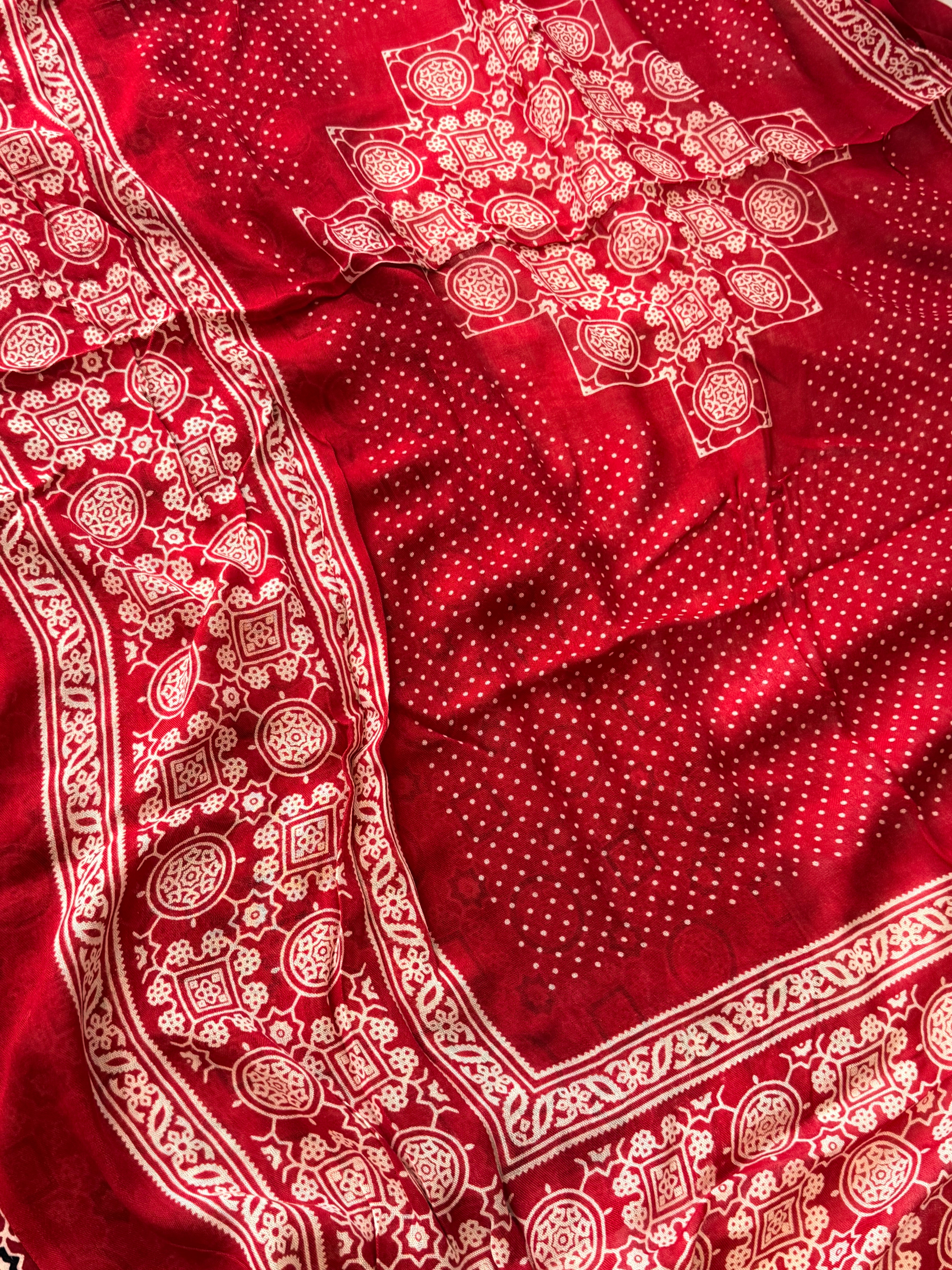 AJRAK COTTON PRINTED SUIT 4