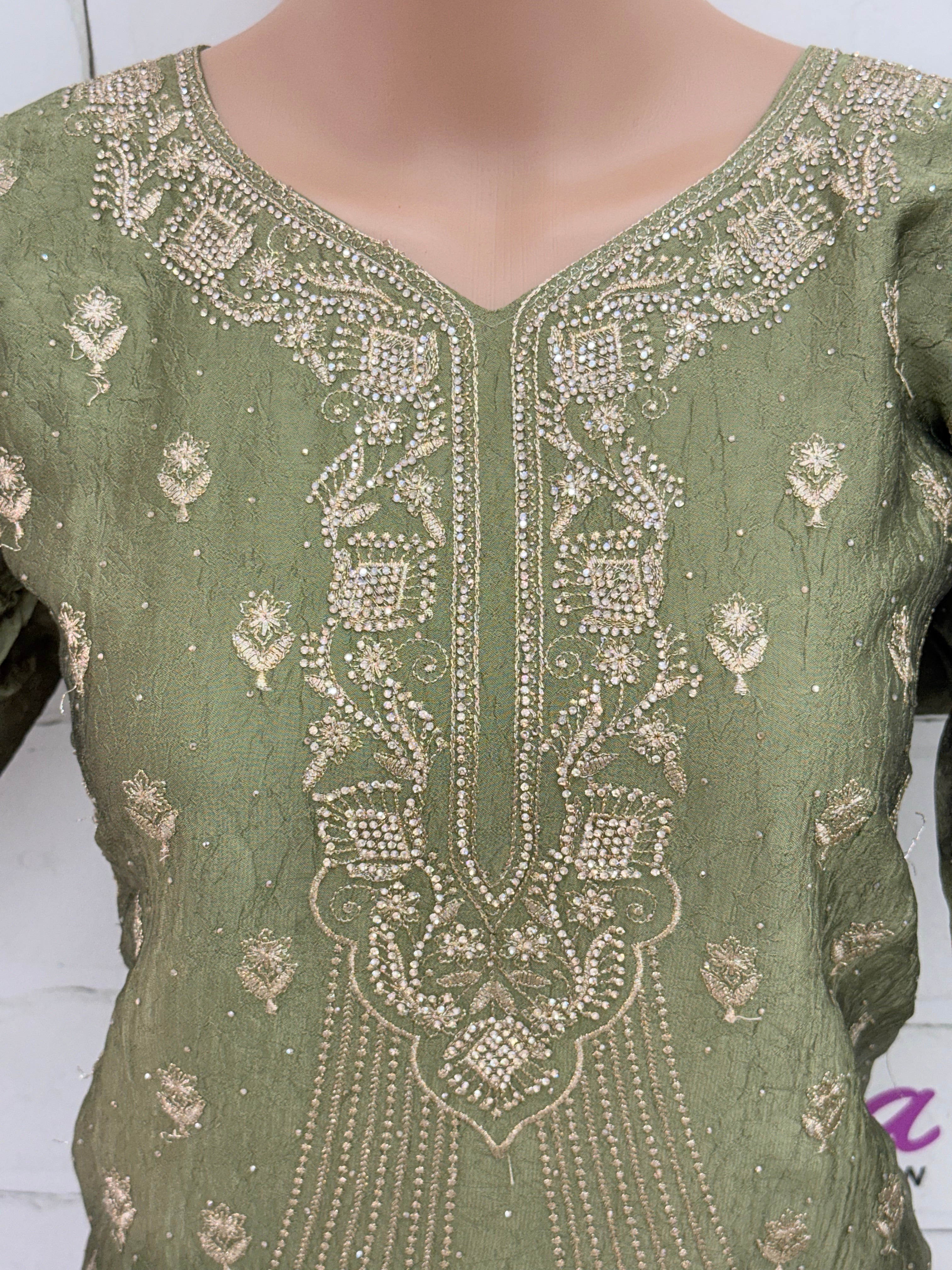 RUHEENA EMBROIDERY PLAZO SUIT 2