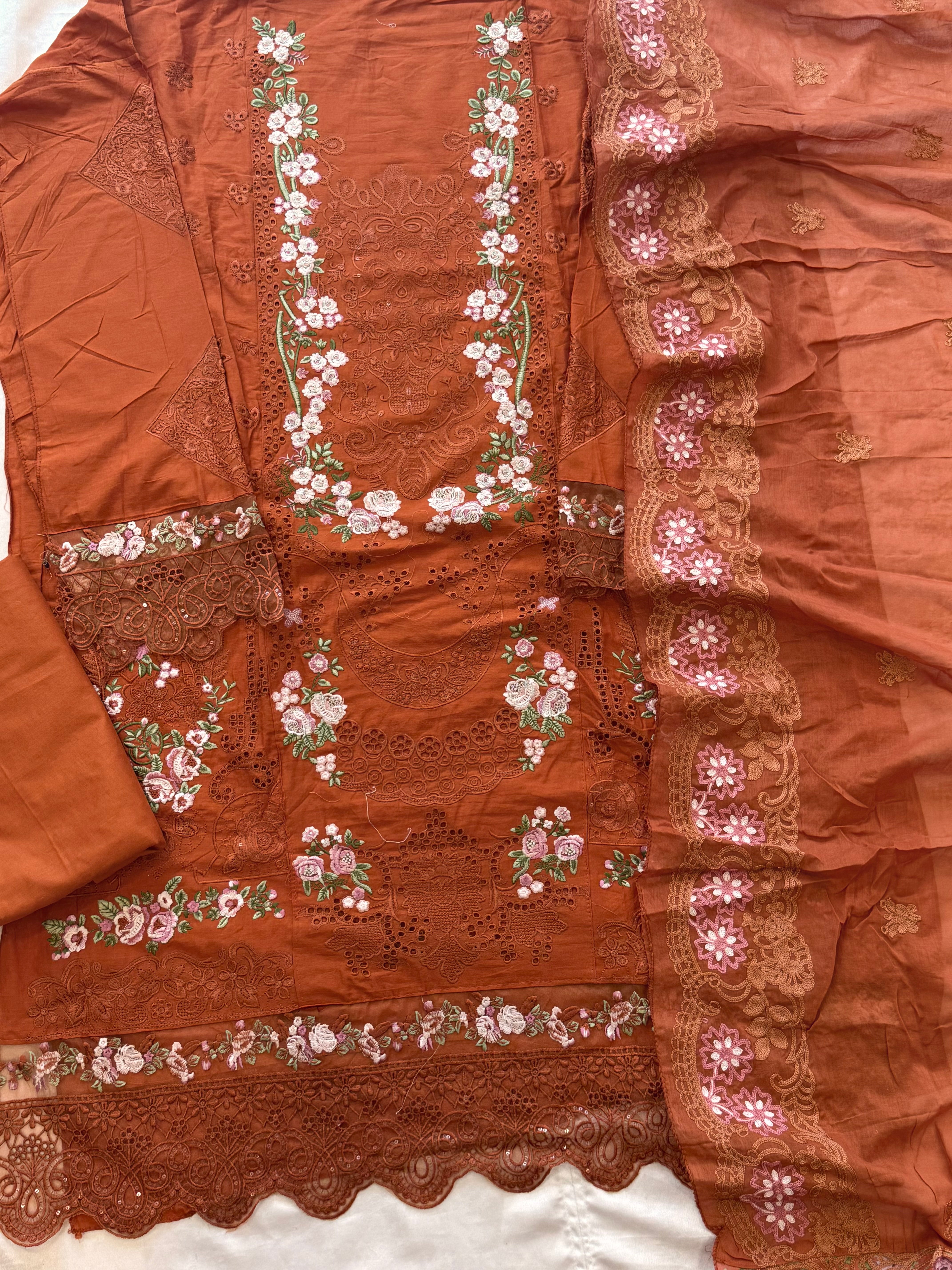 YUMNA COTTON EMBROIDERY SUIT 2 Q