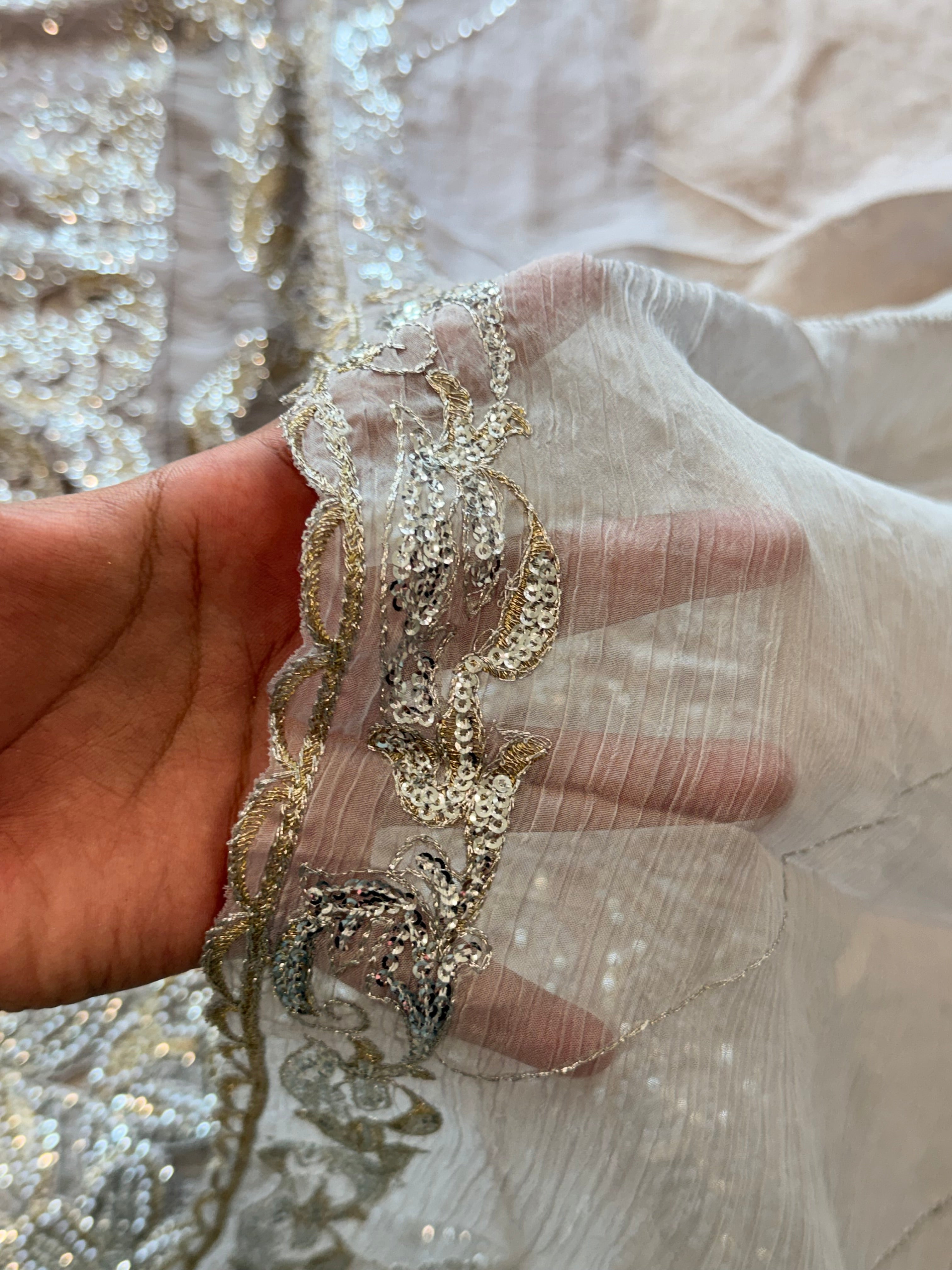 CHIFFON EMBROIDERY SUIT 1 Q