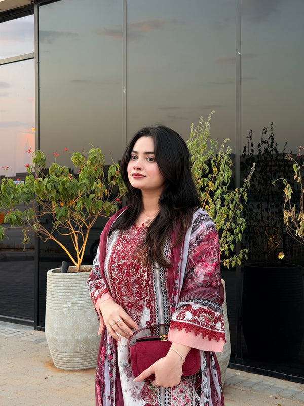 ELAF COTTON PATCH READYMADE SUIT