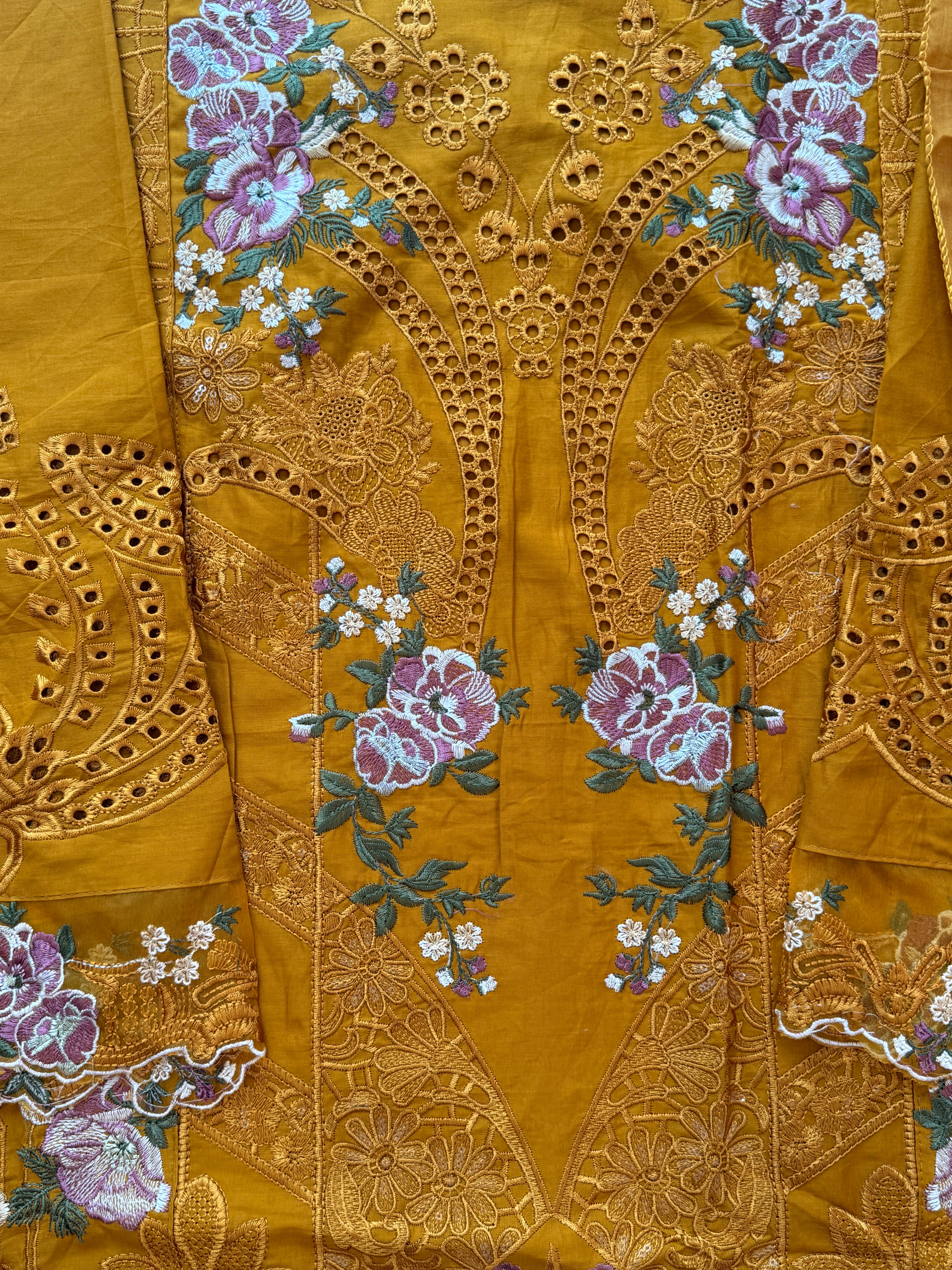YUMNA COTTON EMBROIDERY SUIT 2 Q