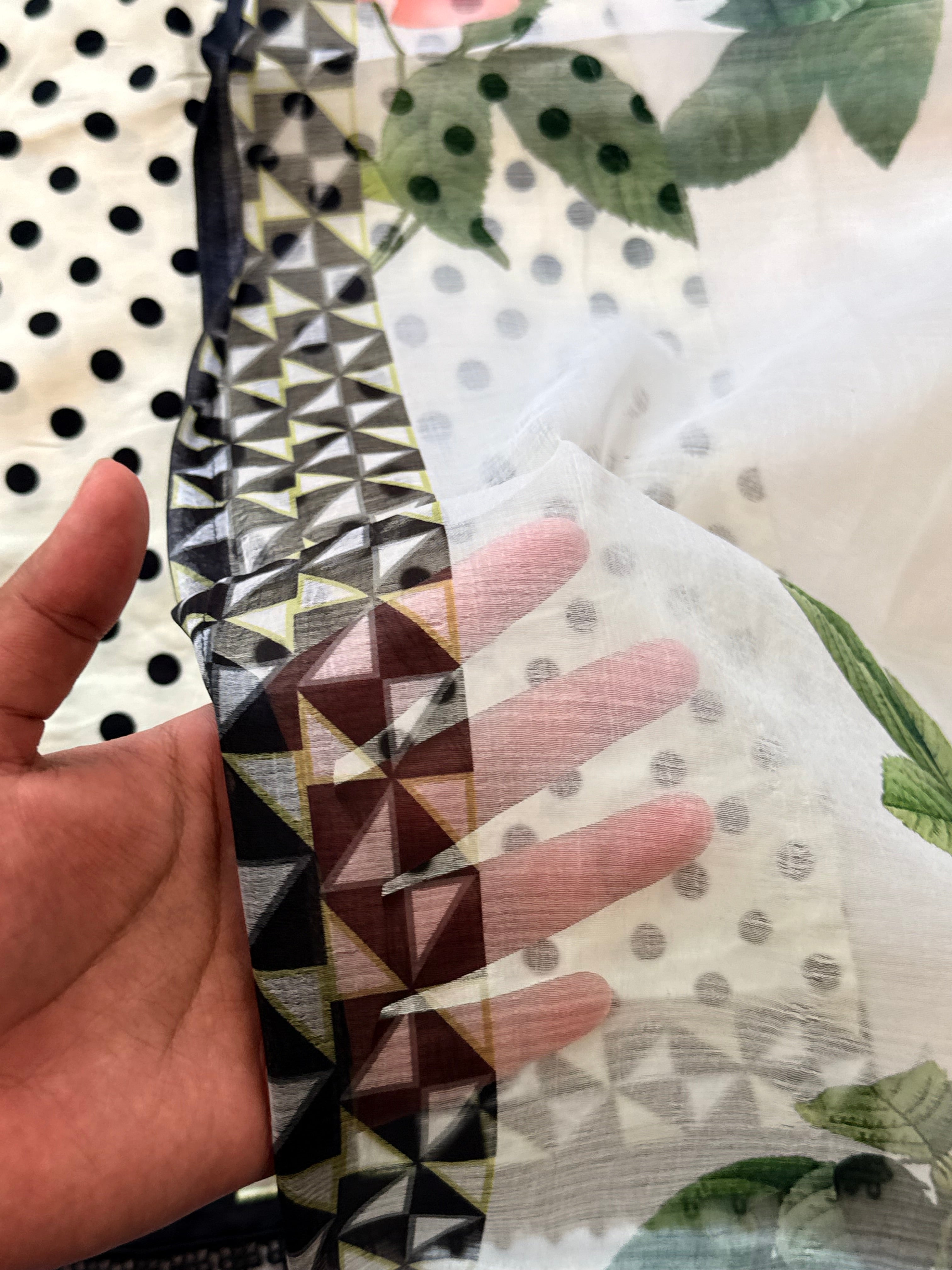 POLKA DOT RAYON SUIT 1