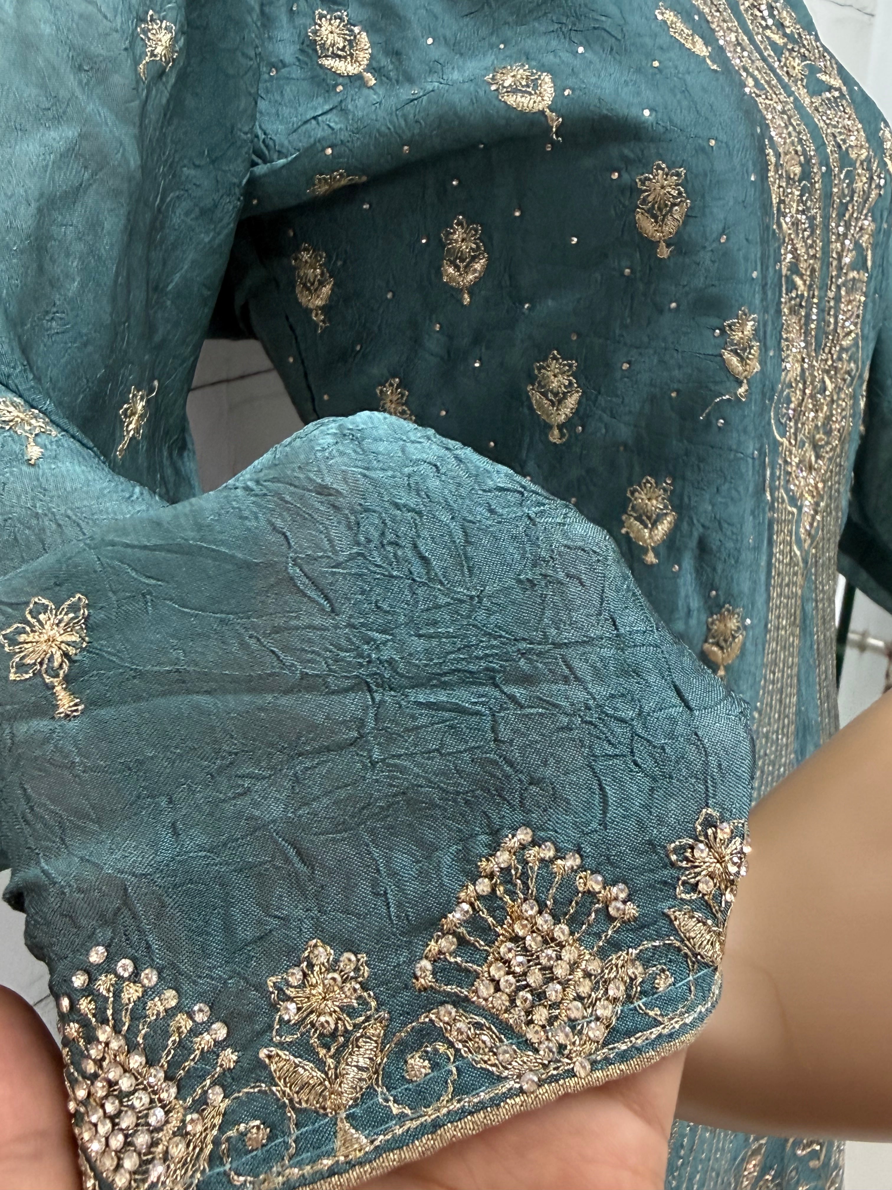 RUHEENA EMBROIDERY PLAZO SUIT 4