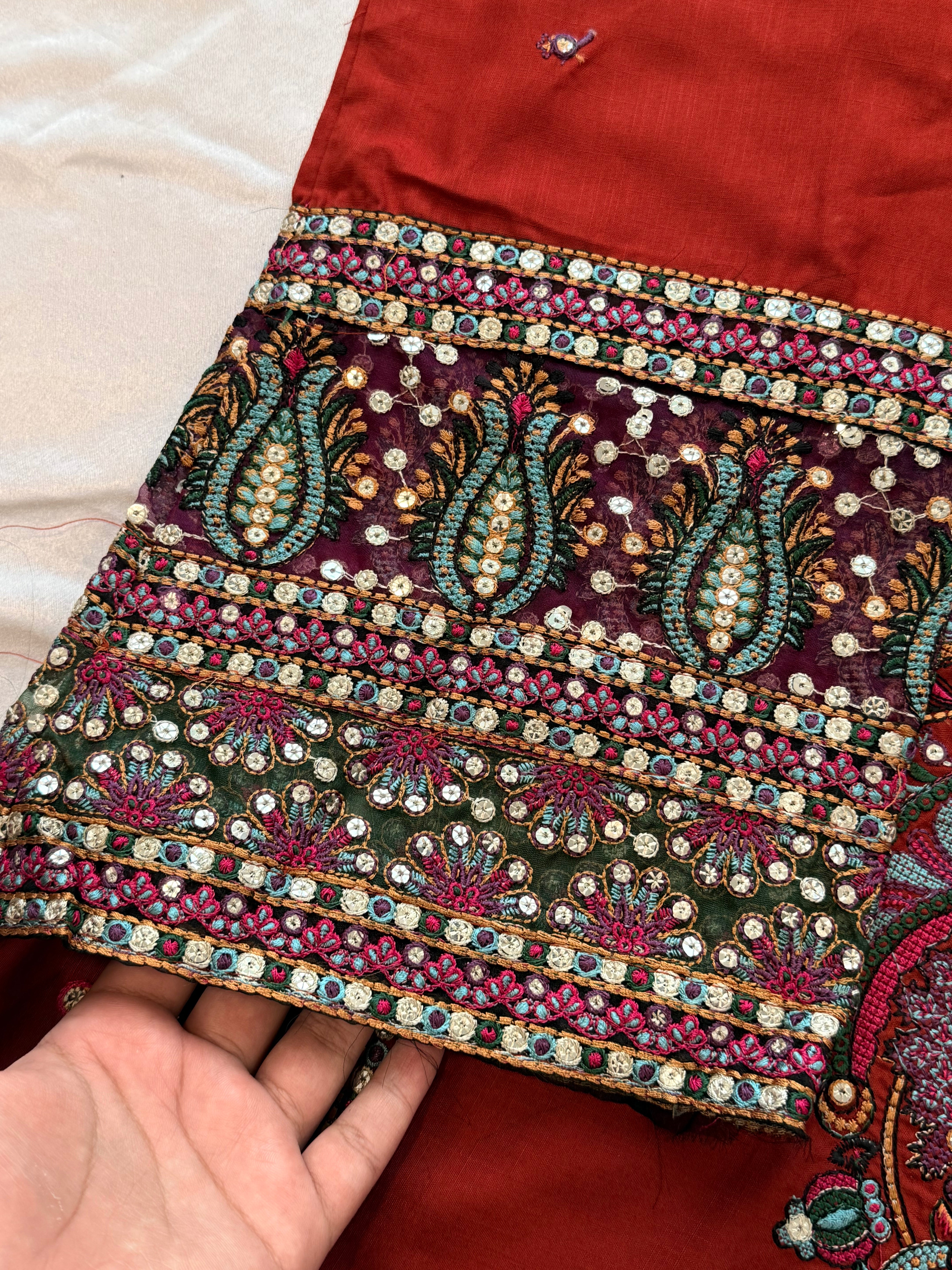 IMROZA RAYON EMBROIDERY SUIT 3 Q