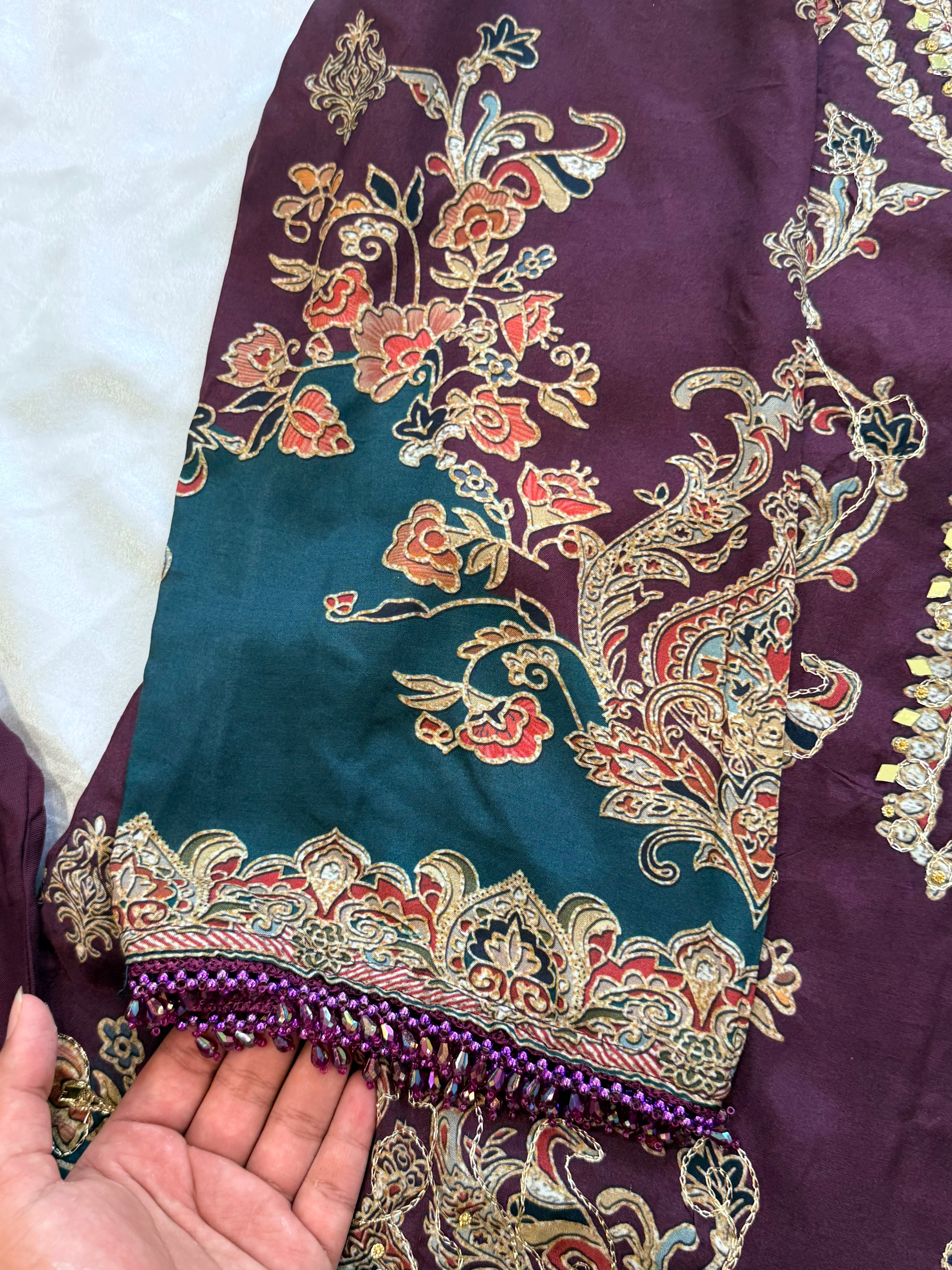 RAHI MUSLIN READYMADE SUIT 3