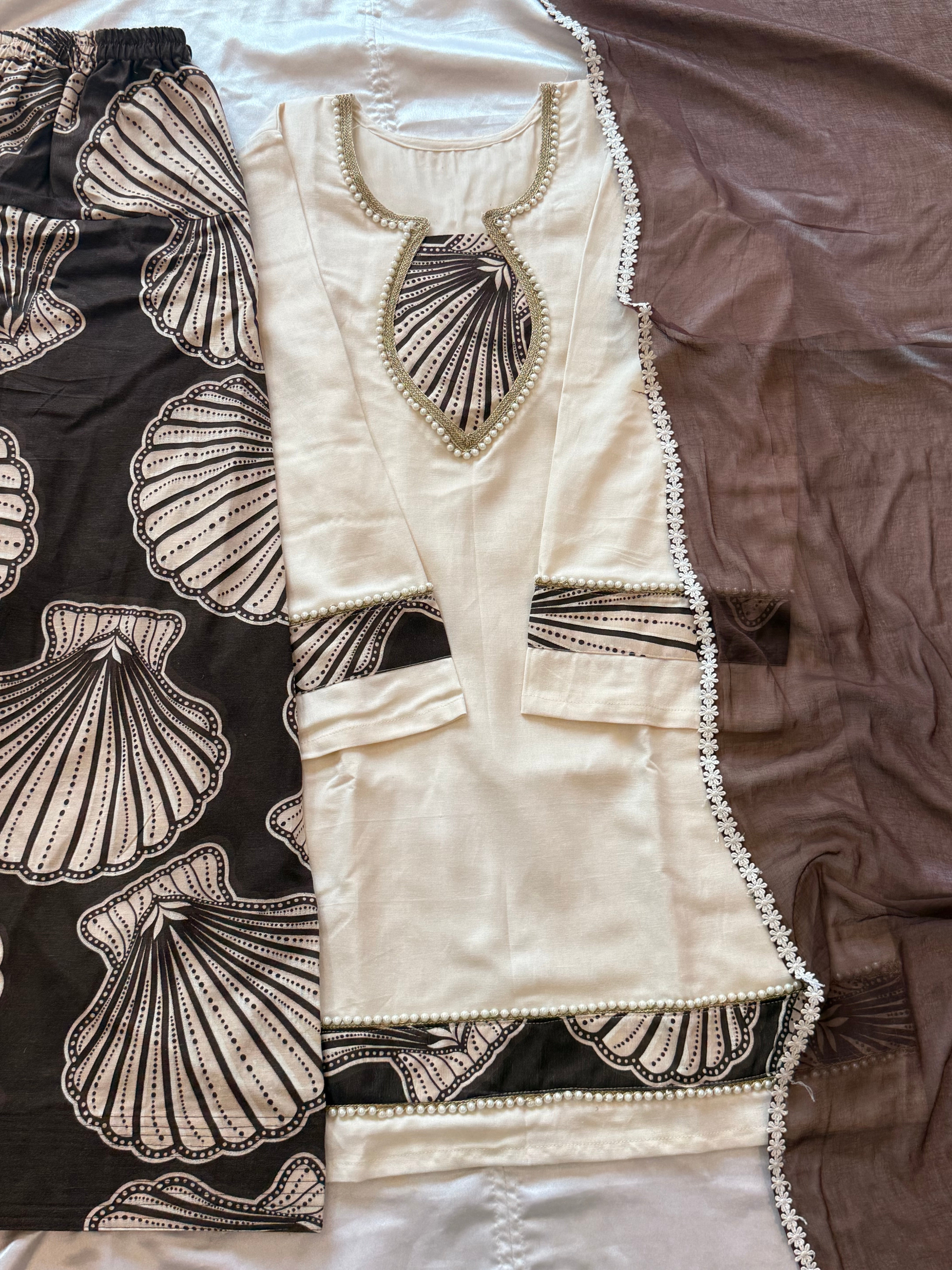 SHELL FARSHI SHALWAR SUIT
